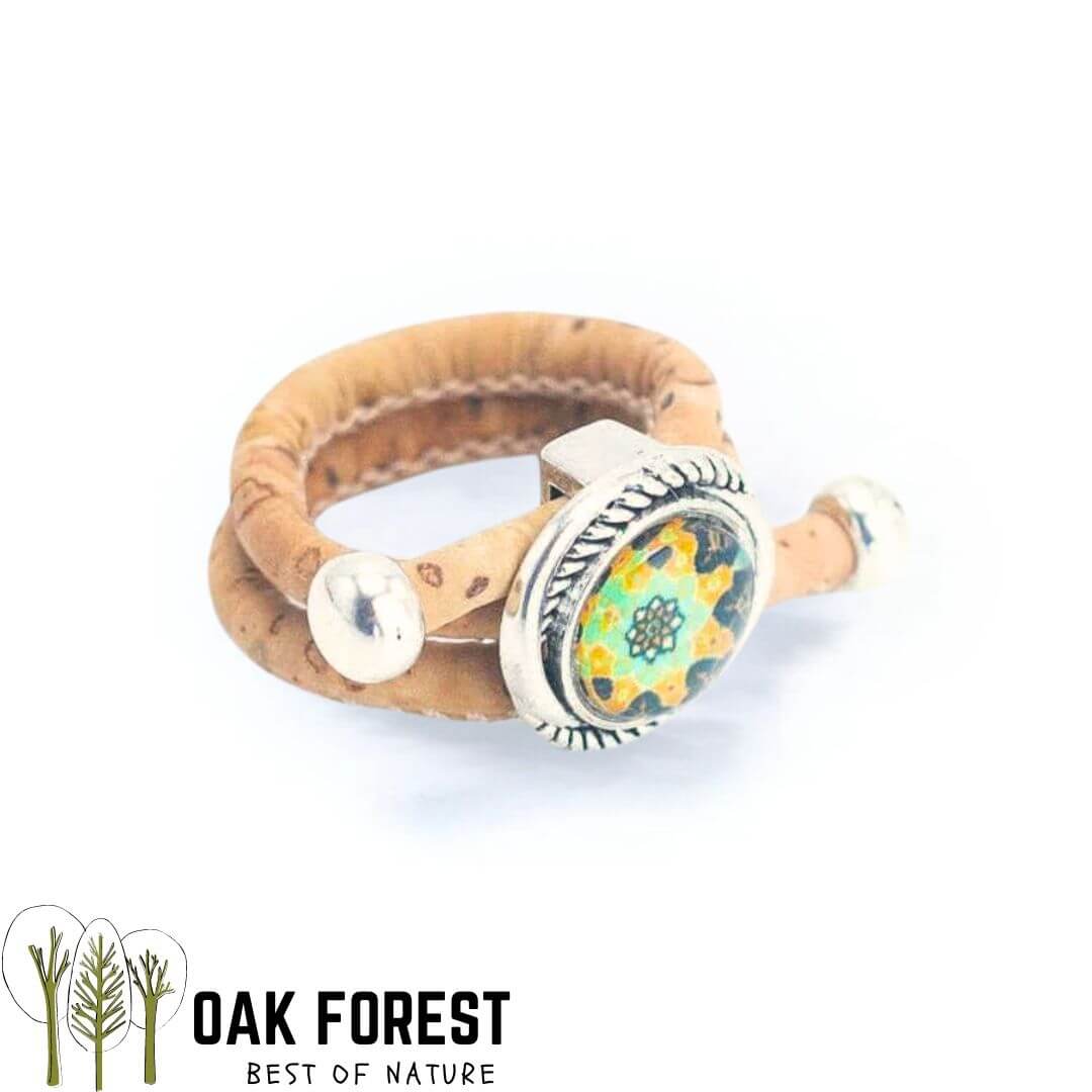 bague en liege - bague fantaisie portugal - bague femme vegan - bague femme verte - bague pas cher femme - bague Summer 2022 - bague tendance femme - bijou fantaisie - bague pas cher - bague liege portugal - bijou en liege - bijoux en liege - bijou liège - bijoux hypoallergenic