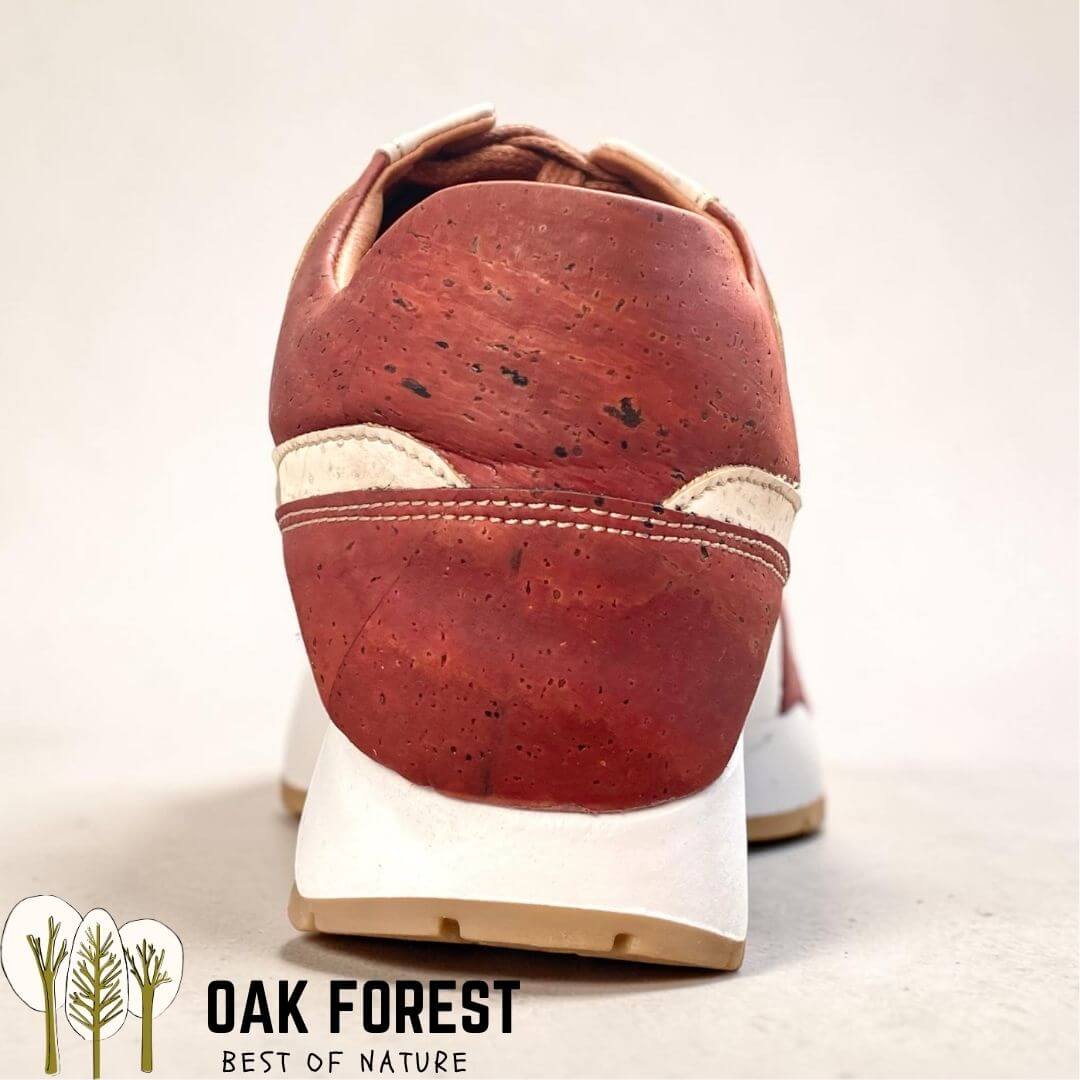 arrière Basket Fauve en liège imprimé léopard,