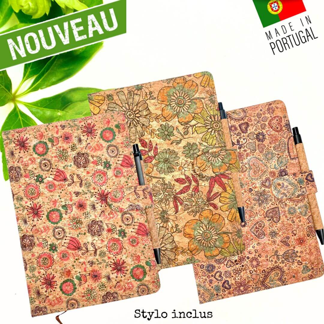 agenda liege - cahier en liège - rentrée scolaire - cahier écolier - agenda école - cahier Portugal - bloc notes en liege - bloc note original - idée cadeau originale - rentrée scolaire - liege écologique - liege éco responsable