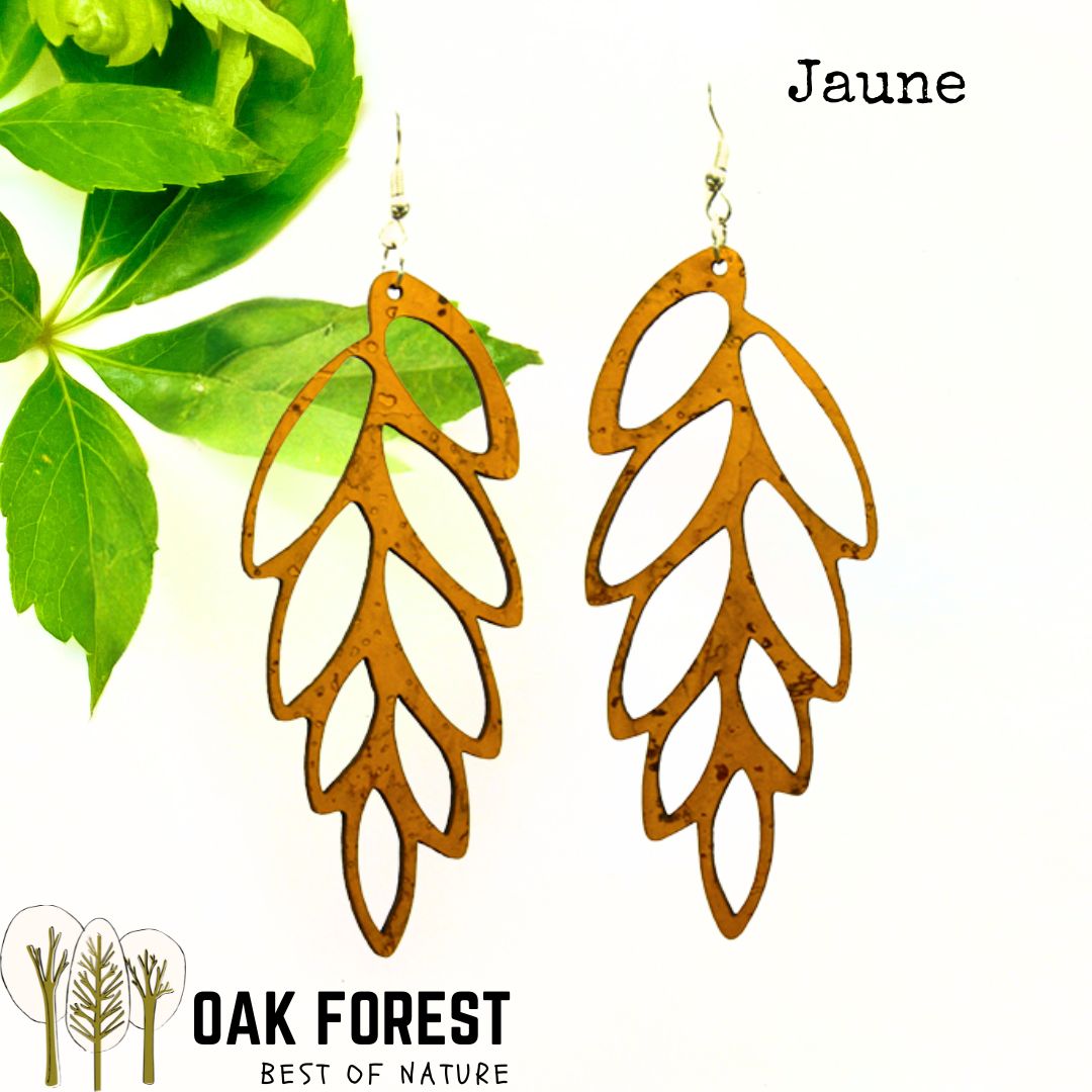 Boucles d'oreilles liège - boucle d'oreille liege - boucles d'oreilles bois - origami - colombes - boucles d'oreilles Vegan - Boucles d'oreilles fantaisie - Boucles d'oreilles légères - Boucles d'oreilles Portugal