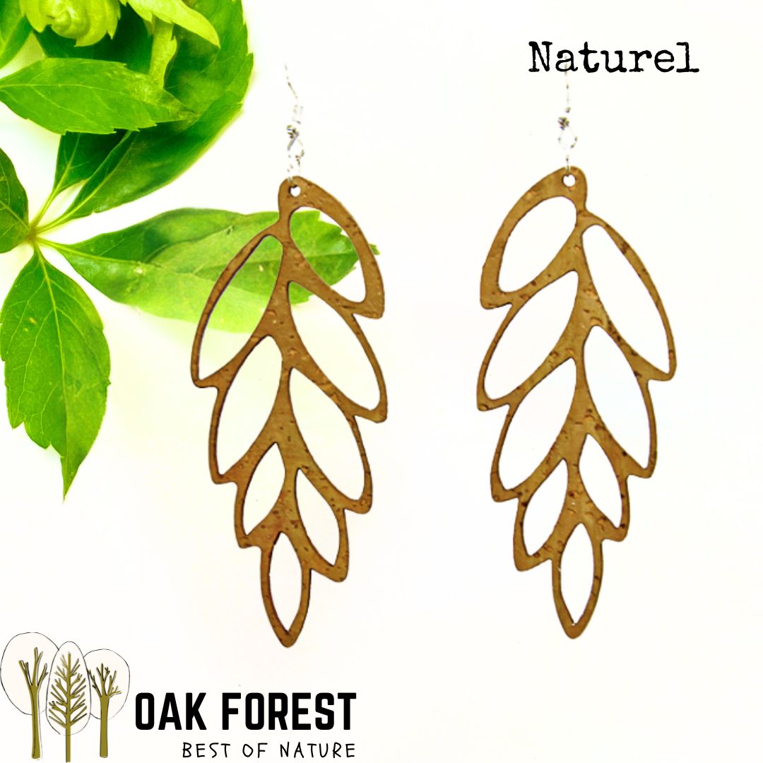 Boucles d'oreilles liège - boucle d'oreille liege - boucles d'oreilles bois - origami - colombes - boucles d'oreilles Vegan - Boucles d'oreilles fantaisie - Boucles d'oreilles légères - Boucles d'oreilles Portugal