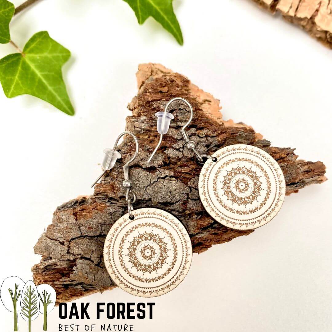 boucles d'oreilles femme liege - boucles d'oreilles fleurs - boucles d'oreille portugal - boucle d'oreille femme légère - boucles d'oreille orange - boucles d'oreilles originales- bijoux liege - bijou en liege portugal - boucle d'oreille liege - bijoux vegan