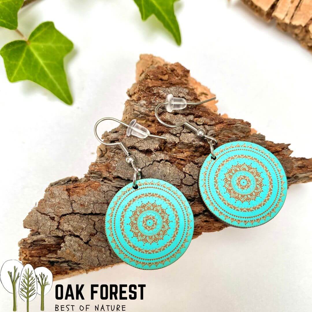 boucles d'oreilles femme liege - boucles d'oreilles fleurs - boucles d'oreille portugal - boucle d'oreille femme légère - boucles d'oreille orange - boucles d'oreilles originales- bijoux liege - bijou en liege portugal - boucle d'oreille liege - bijoux vegan