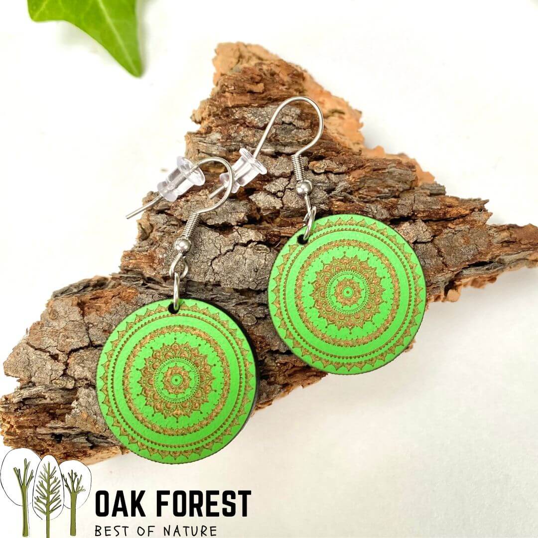 boucles d'oreilles femme liege - boucles d'oreilles fleurs - boucles d'oreille portugal - boucle d'oreille femme légère - boucles d'oreille orange - boucles d'oreilles originales- bijoux liege - bijou en liege portugal - boucle d'oreille liege - bijoux vegan