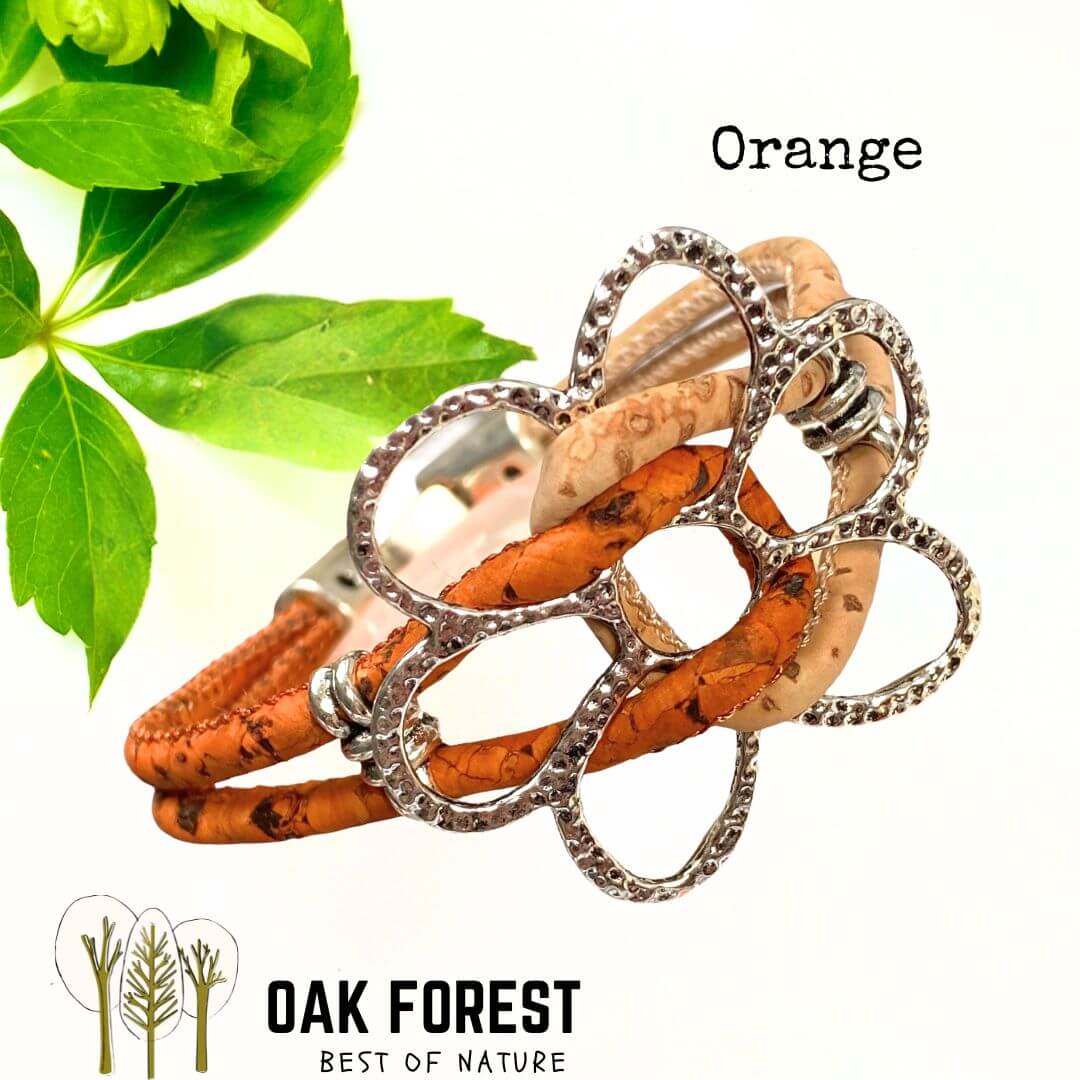 bracelet liege femme pas cher - bracelet liege fleuri - bracelet liège pour femme - bijoux en liège fleuri - bijoux femme portugal - idée cadeau fête des mères - bracelet fille vegan- bijou en bois - bijoux liege - bijou portugal - bijoux fantaisie pas cher - bracelet flower - bracelet femme fleurs