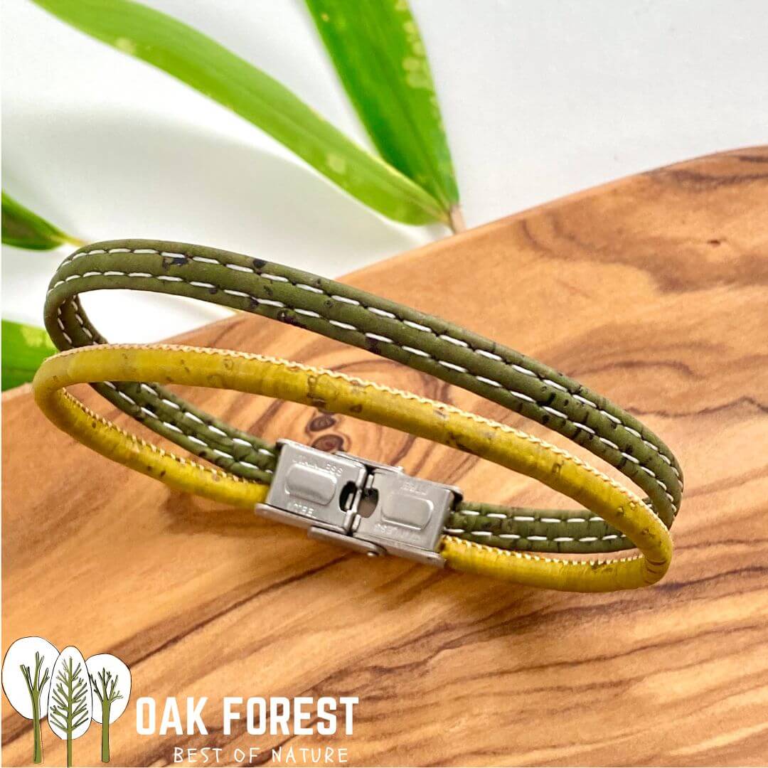 bracelet homme vegan liege - bracelet liege homme portugal - bracelet made in france - bracelet croix homme - bracelet Ninja homme - bracelet bleu marine homme - trio de bracelets pour homme - idée cadeau homme - fête des pères - idée cadeau noel pas cher - bijoux fantaisie - bracelet vegan homme bleu