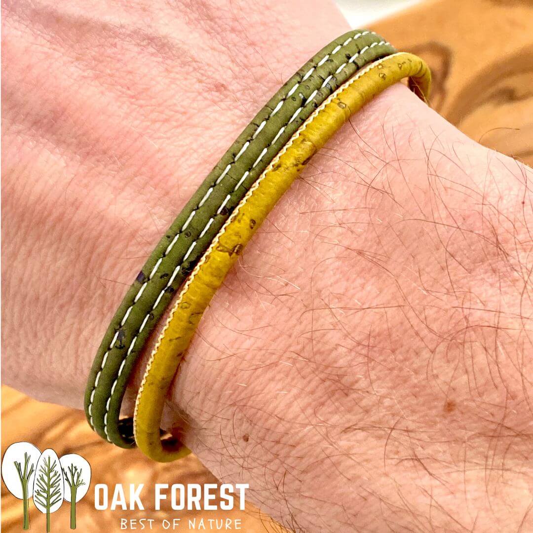 bracelet homme vegan liege - bracelet liege homme portugal - bracelet made in france - bracelet croix homme - bracelet Ninja homme - bracelet bleu marine homme - trio de bracelets pour homme - idée cadeau homme - fête des pères - idée cadeau noel pas cher - bijoux fantaisie - bracelet vegan homme bleu