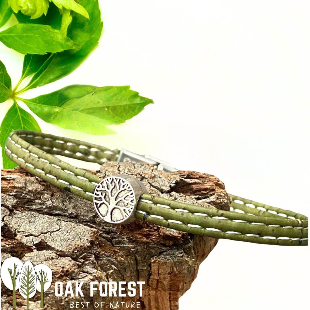 bracelet liege femme pas cher - bracelet liege fleuri - bracelet liège pour femme - bijoux en liège fleuri - bijoux femme portugal - idée cadeau fête des mères - bracelet fille vegan- bijou en bois - bijoux liege - bijou portugal - bijoux fantaisie pas cher