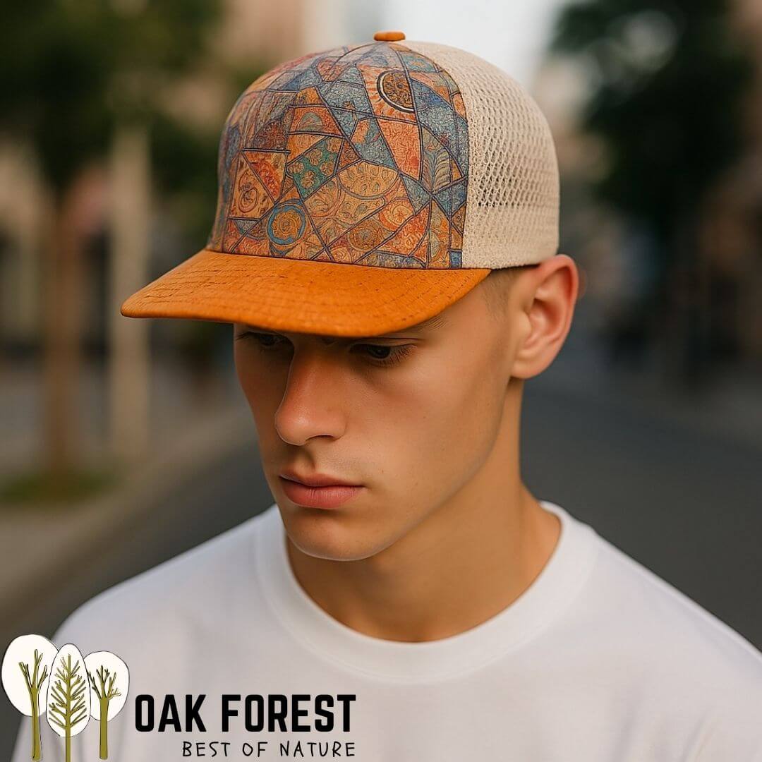 Casquette liège - casquette liege - casquette naturelle - casquette tendance - casquette homme - casquette femme - casquette mixte - Casquette en liège - casquette en liege - casquette liège - casquette liege - casquette Portugal - casquette homme - casquette naturelle - casquette confortable - casquette tendance - casquette stylée - casquette vegan - casquette été - casquette aérée - casquette maillage - casquette orange - casquette homme