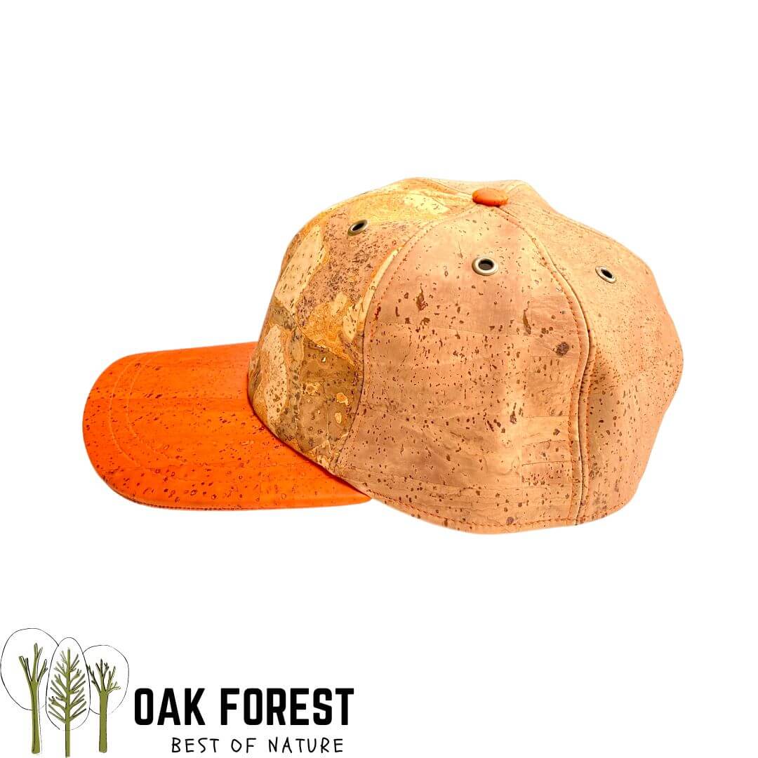 Casquette en liège naturel "Orange" - Casquette vegan