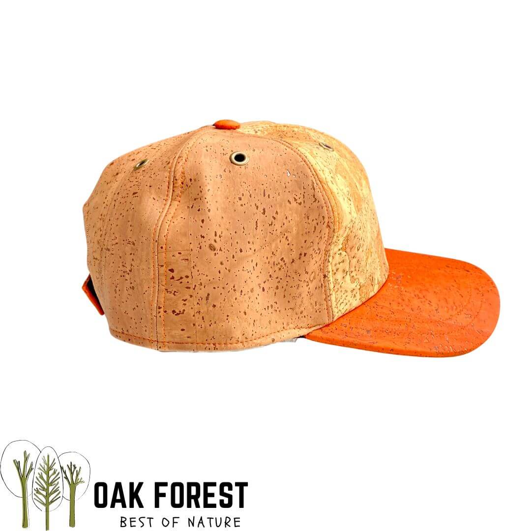 Casquette en liège naturel "Orange" - Casquette vegan