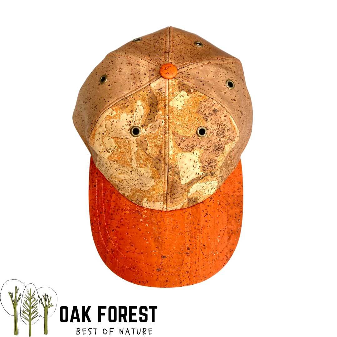 Casquette en liège naturel "Orange" - Casquette vegan