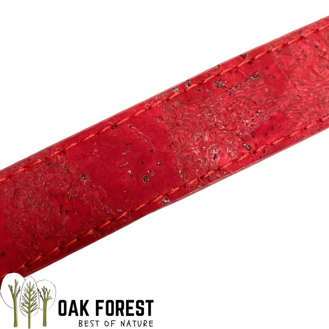 ceinture rouge femme veina - ceinture femme made in france - ceinture liege rouge - ceinture femme cuir végétal - ceinture liège made in portugal - ceinture vegan en liège - ceinture femme pas cher - ceinture artisanale en liege - ceinture fait main femme - ceinture colorée femme - ceinture légère en liège