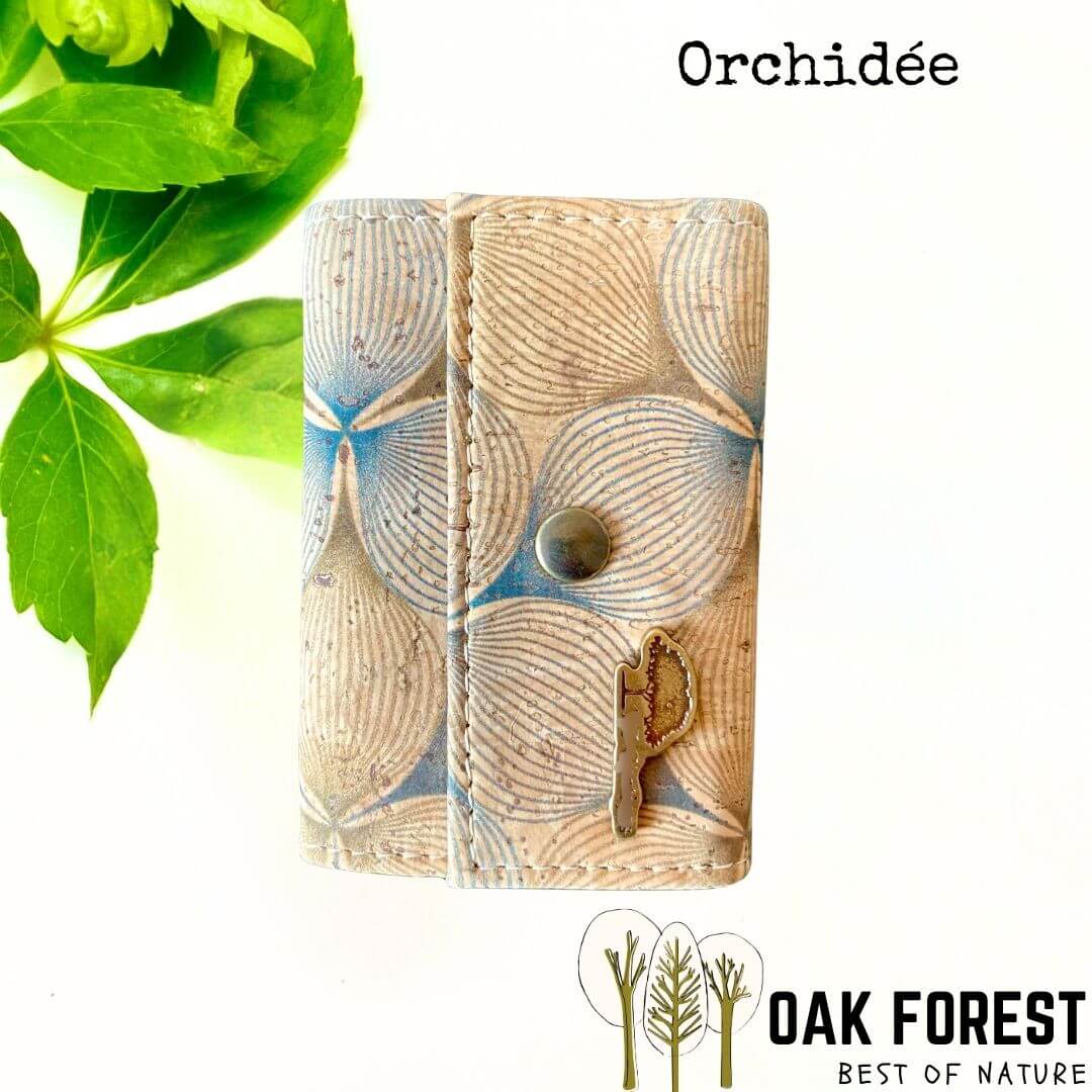 porte carte en liege - protege cartes en liege vegan - pochette pour cartes de crédit - pochette vegan en liege - range carte pour homme - portefeuille homme mini - protection cartes contre vol - RFID cartes