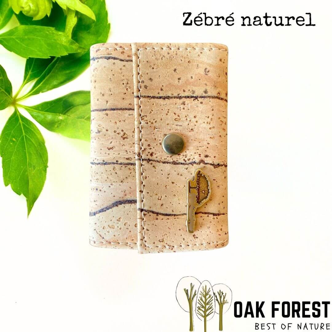 porte carte en liege - protege cartes en liege vegan - pochette pour cartes de crédit - pochette vegan en liege - range carte pour homme - portefeuille homme mini - protection cartes contre vol - RFID cartes