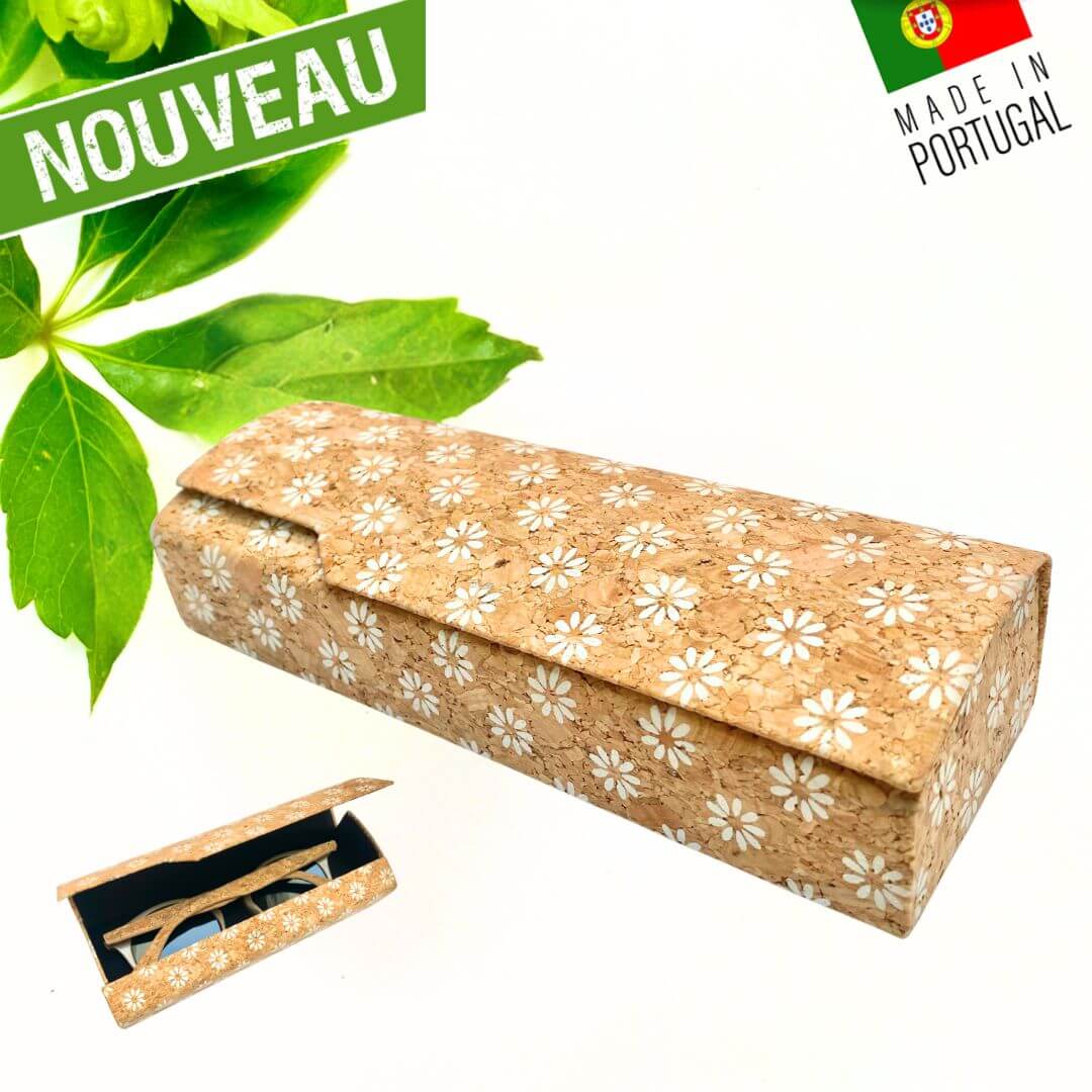 etui lunettes liege - etui lunette liege - étui lunettes liège - étui lunette liège - étui lunettes vegan - étui lunettes artisanal portugal - boite lunettes liège - boitier lunettes liège - pochette lunettes liege - idée cadeau - fête des mères - idées cadeaux - rangement lunettes liège - made in France - made in Portugal