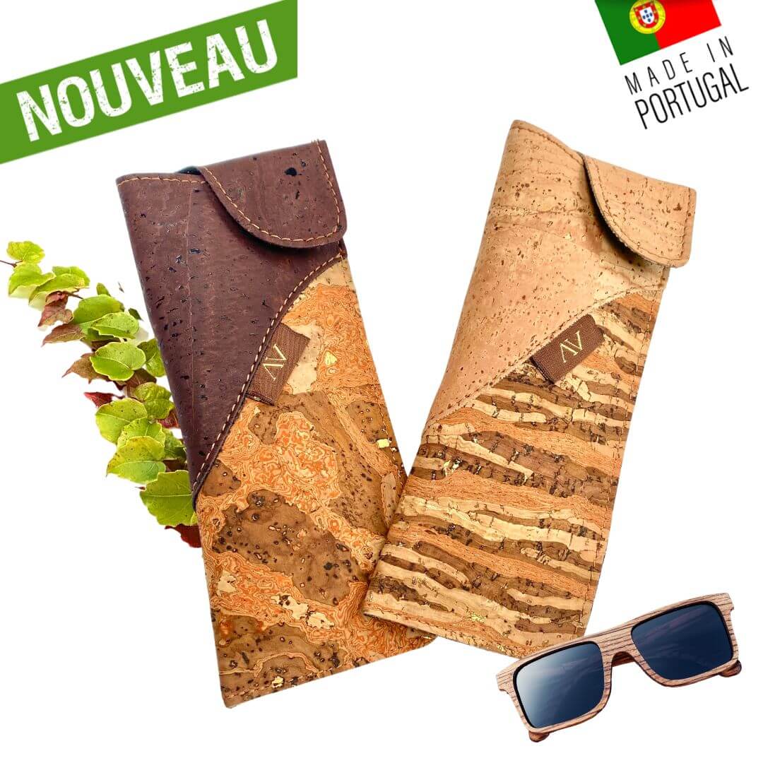 étui à lunettes en liège - étui en liège - pochette en liège - boite à lunette en liège - protège lunettes en liège - boite à lunette vegan - étui à lunettes vegan - protection lunettes de soleil en liège - range lunettes de vue - range lunettes de soleil - ranger ses lunettes - étui en lunette original - étui a lunette végétal - etui lunettes souple - protège lunette - pochette à lunettes vegan - pochette lunettes en liege