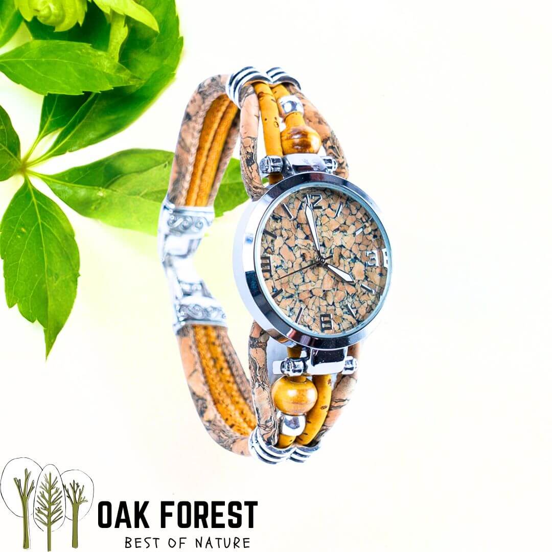 montre en liège naturel - montre liege - montre vegan - montre naturelle - montre vegan mixte - montre vegan made in france - montre liege portugal