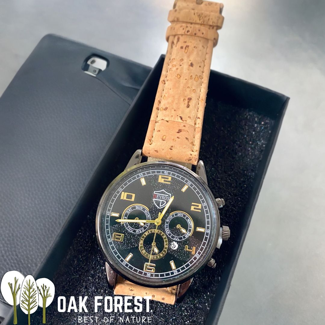 montre liege portugal - montre homme vegan - montre liege homme - montre liege femme - montre femme vegan - montre acajou vegan - montre en bois femme - montre en bois homme - montre en bois mixte - notre cuir végétal - montre made in portugal