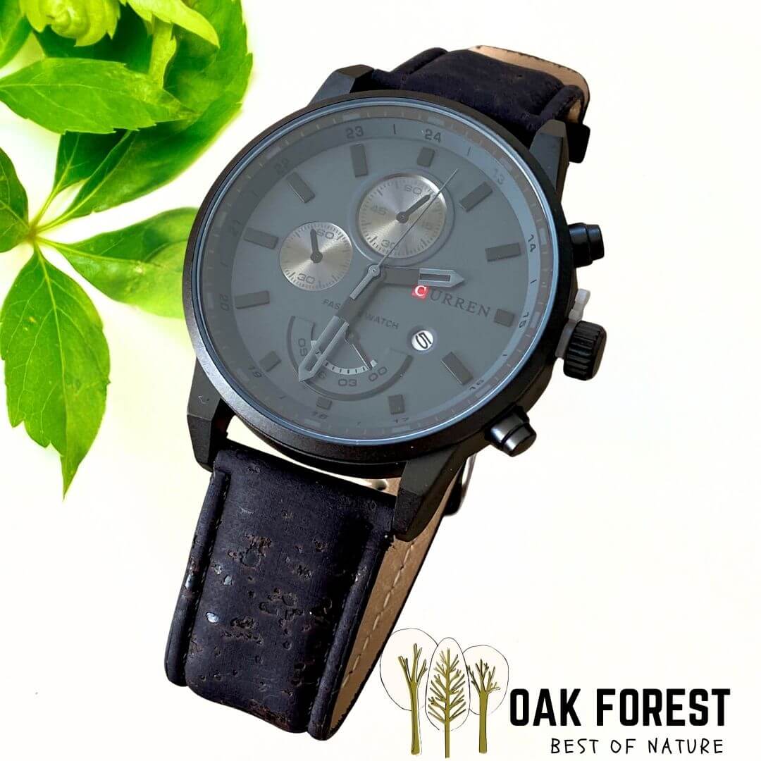 montre liege portugal - montre homme vegan - montre liege homme - montre liege femme - montre femme vegan - montre acajou vegan - montre en bois femme - montre en bois homme - montre en bois mixte - notre cuir végétal - montre made in portugal