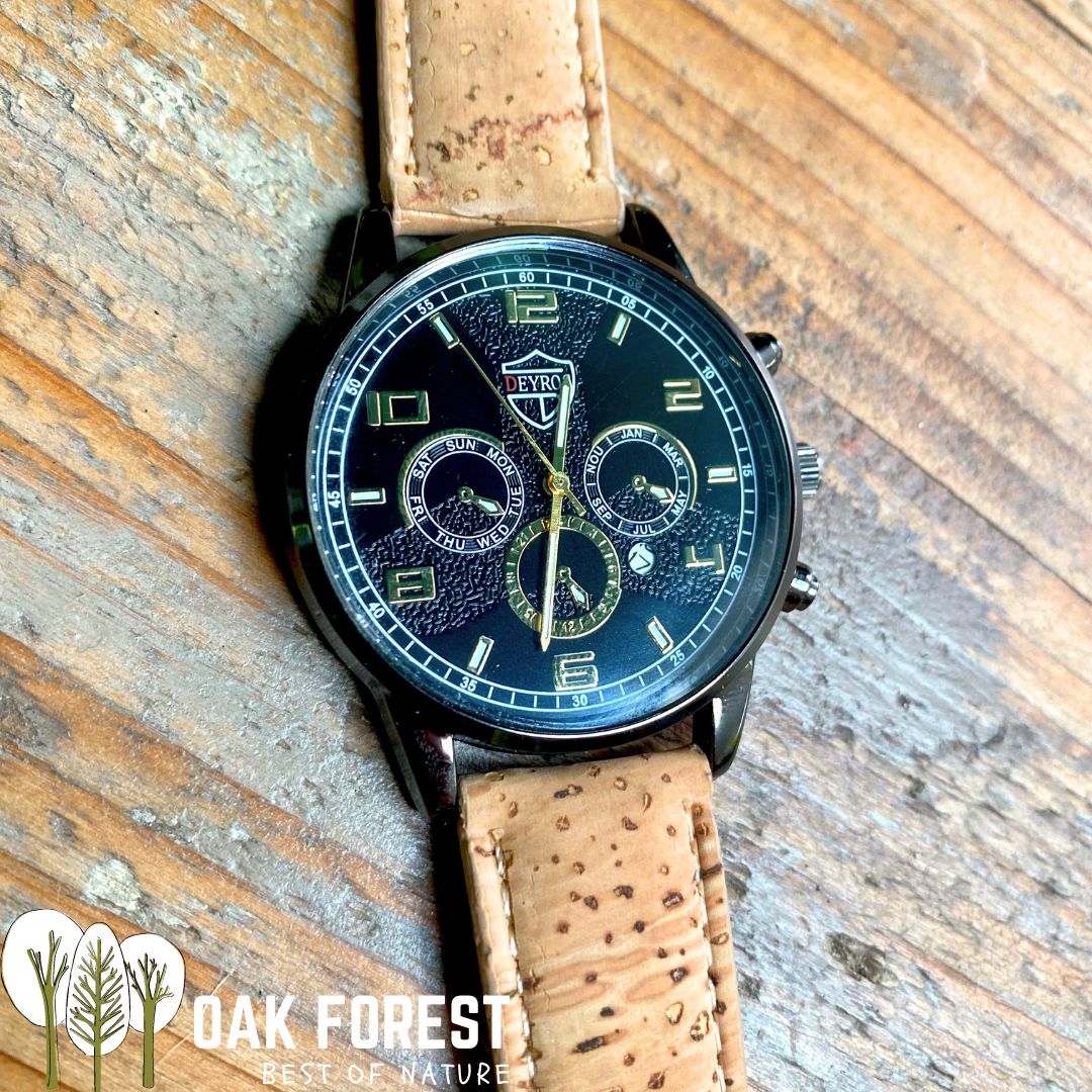 montre liege portugal - montre homme vegan - montre liege homme - montre liege femme - montre femme vegan - montre acajou vegan - montre en bois femme - montre en bois homme - montre en bois mixte - notre cuir végétal - montre made in portugal