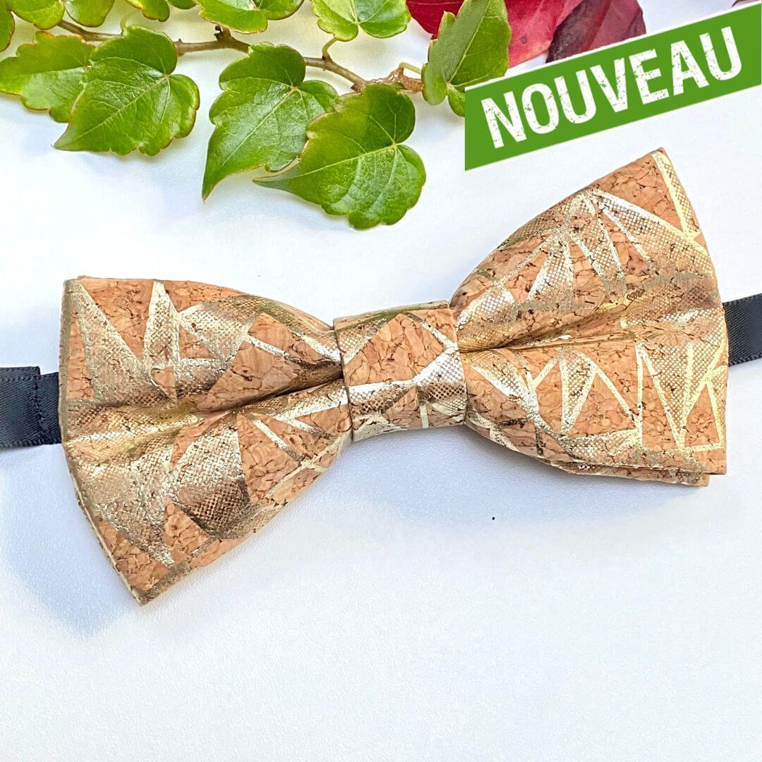 noeud papillon homme liege lotus - noeud papillon champêtre - noeud papillon vegan homme - noeud papillon naturel made in France - mariage vegan - mariage champêtre - mariage bohème - accessoire tenue mariage homme