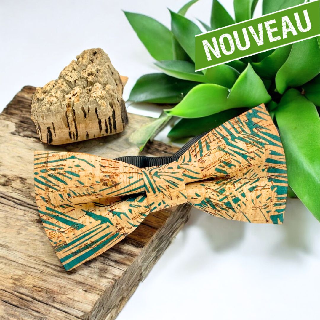 noeud papillon homme liege lotus - noeud papillon champêtre - noeud papillon vegan homme - noeud papillon naturel made in France - mariage vegan - mariage champêtre - mariage bohème - accessoire tenue mariage homme