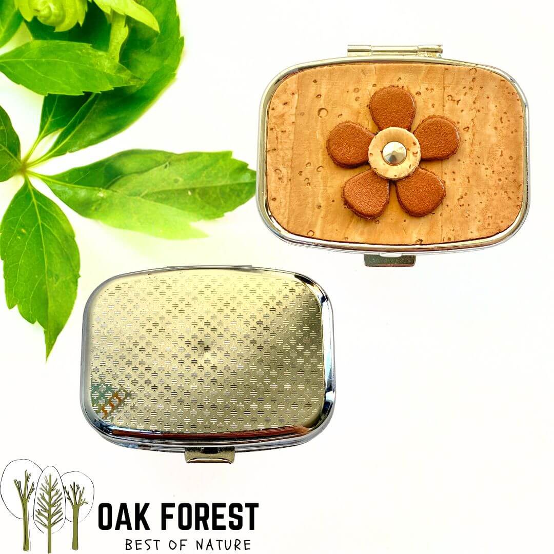 pilulier en liège- pilulier original - boite à medicaments - boite a medicament - boite pilulier - pillulier - pilule - pillule - boite à pharmacie - idée cadeaux - cadeau femme - cadeau grand-mère