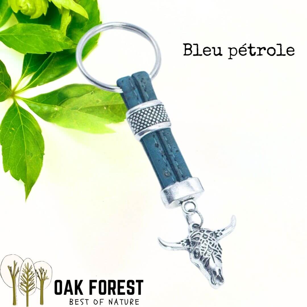porte clé buffle vegan - porte clé racine arbre - porte clé naturel en liege - porte clé portugal - idée cadeau pas cher - cadeau symbolique - porte clé anti stress - porte clés en liege - porte clé cuir végétal - idée cadeau maman - fête des mères