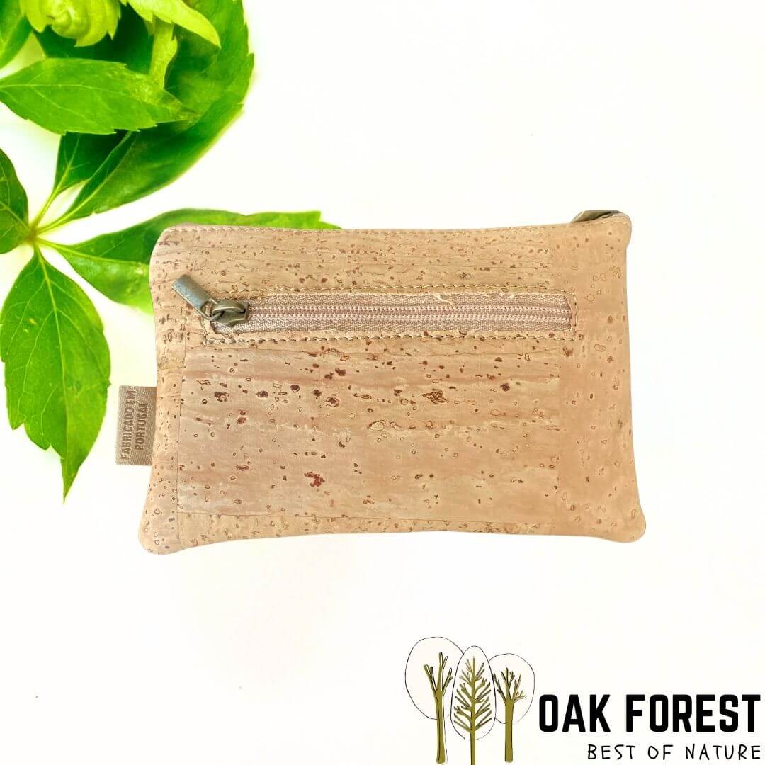 Fold-out cork wallet "Flower" - Vegan wallet