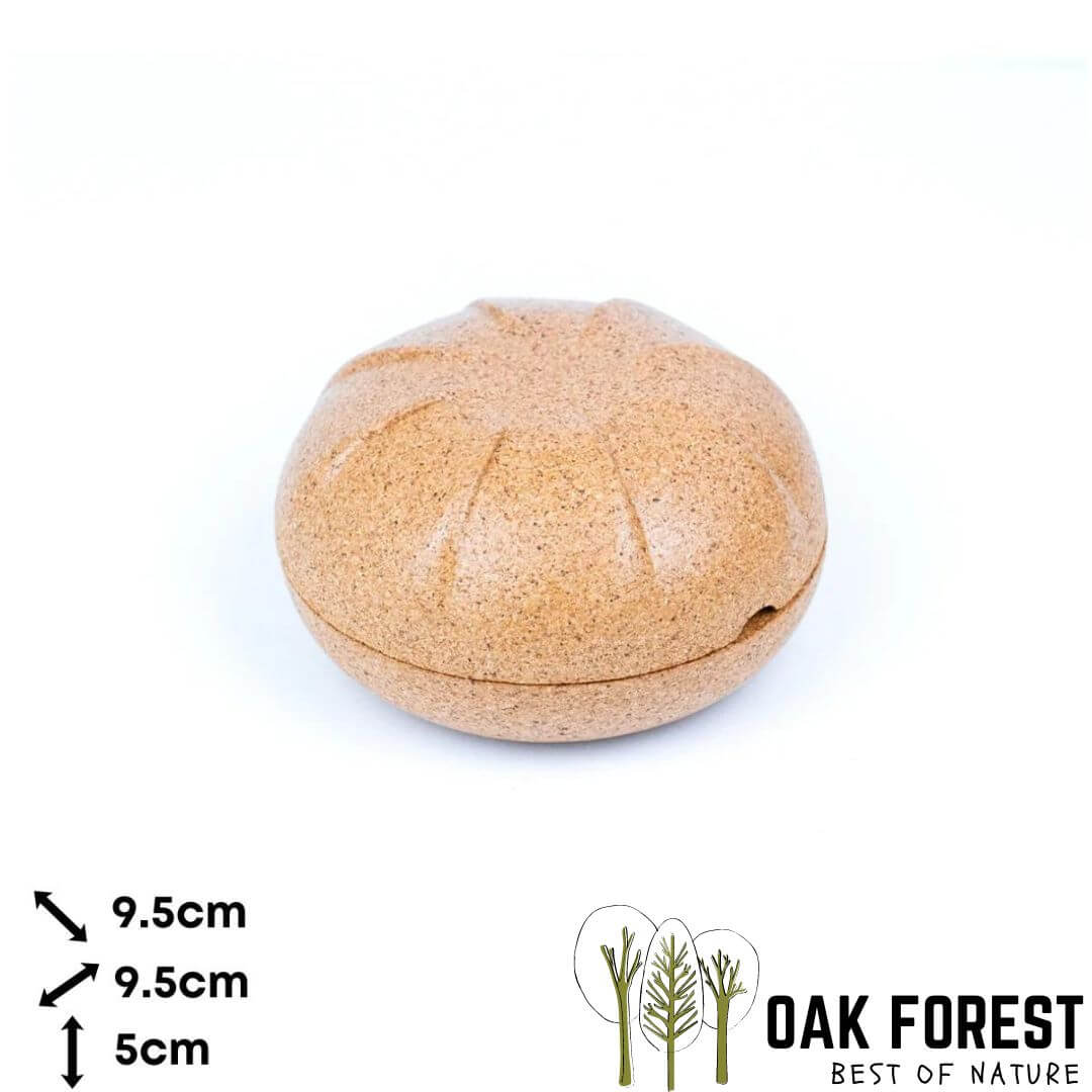 porte savon en liège vegan - boite à savon - boite savon voyage - boite savon ecoresponsable - porte savon naturel - porte savon recyclé - rangement savon - boite transport savon - boite savon salle de sport - boite en liège portugal - accessoire salle de bain naturel