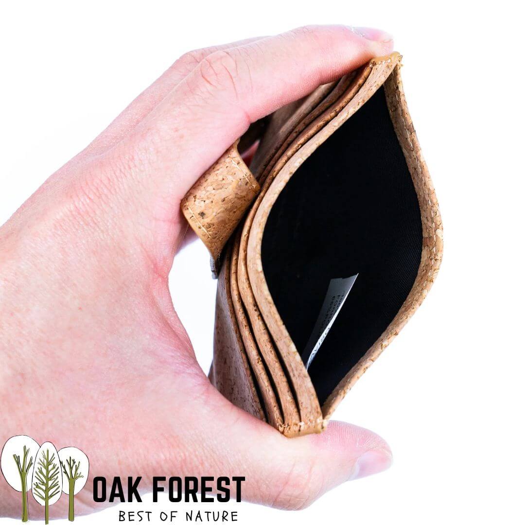 Porte cartes en Liège "Carta" - Rangement cartes vegan