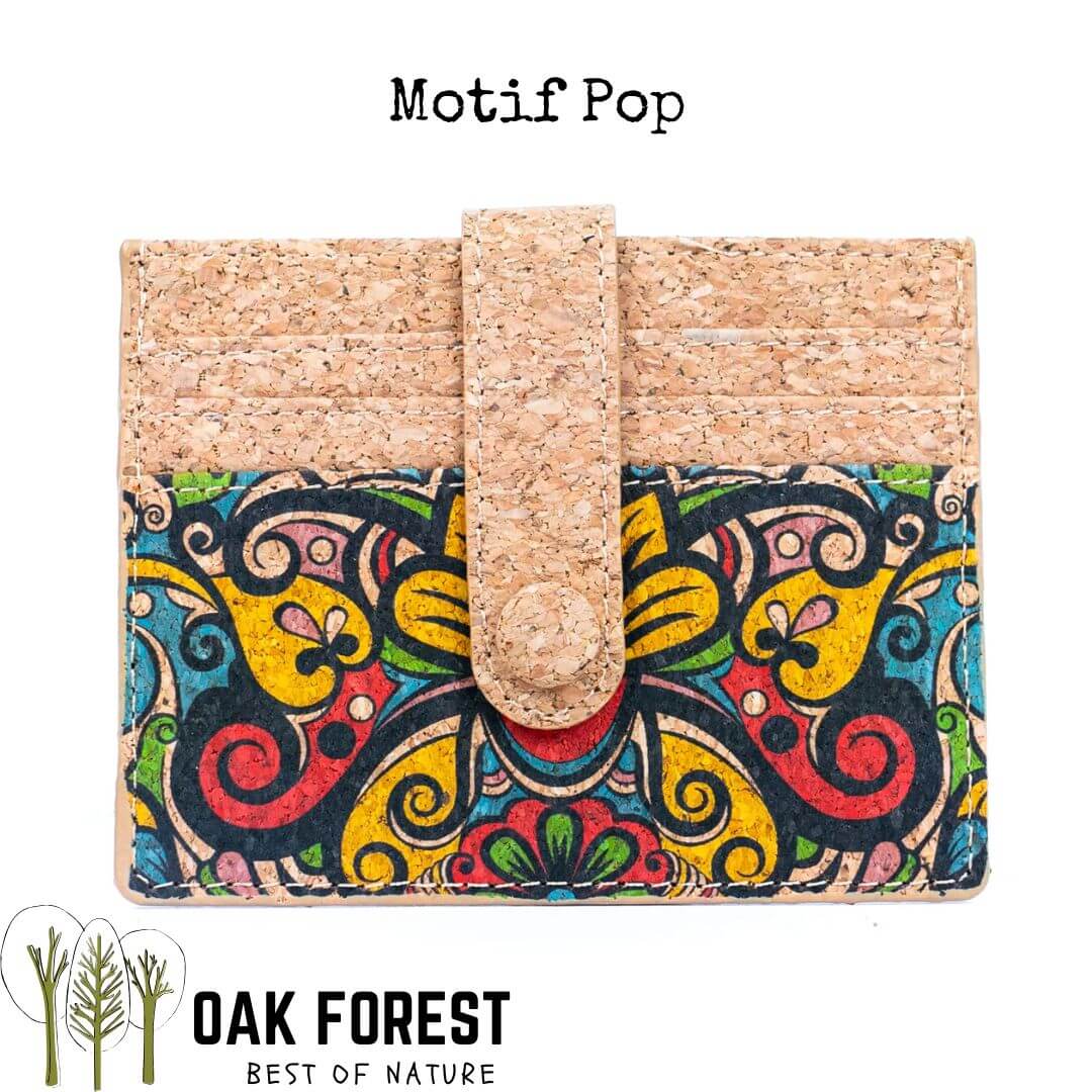 Porte cartes en Liège "Carta" - Rangement cartes vegan