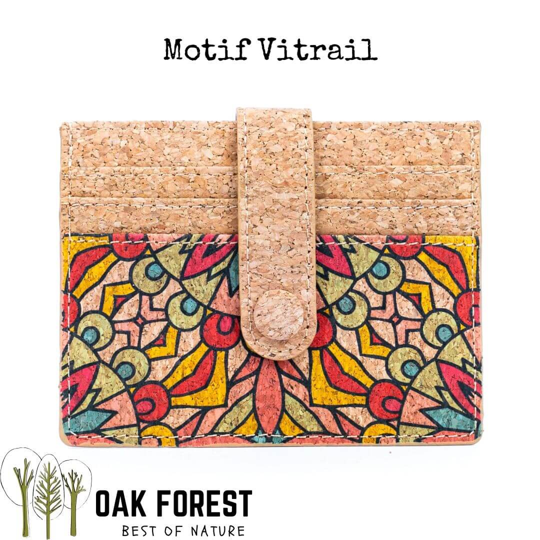 Porte cartes en Liège "Carta" - Rangement cartes vegan