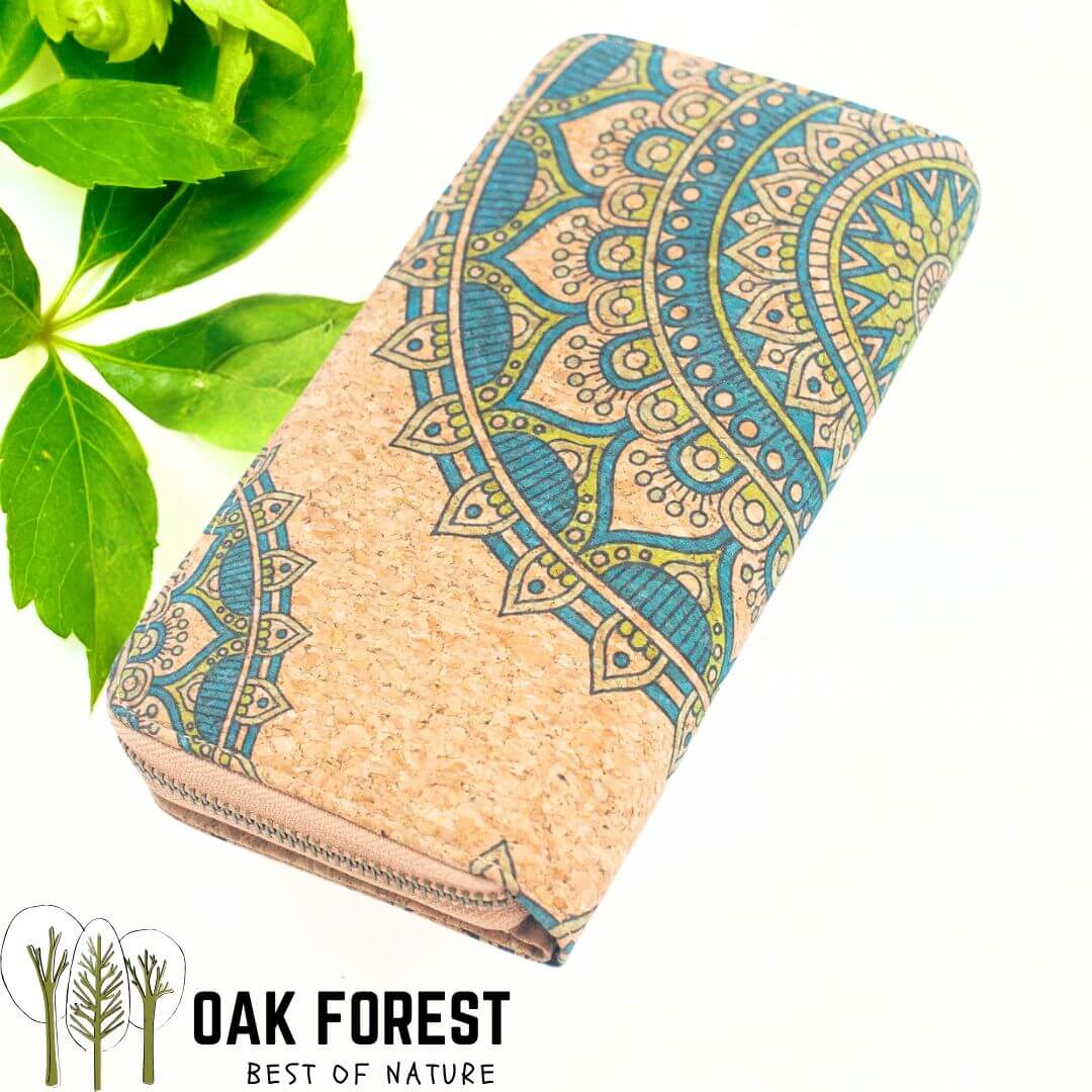 portefeuille liège portugal - portefeuille en liège femme - portefeuille vegan en liège - portefeuille vegan grand format - portefeuille géométrique - idée cadeau - portefeuille femme dépliant liege - portefeuille femme original - portefeuille ecoresponsable femme