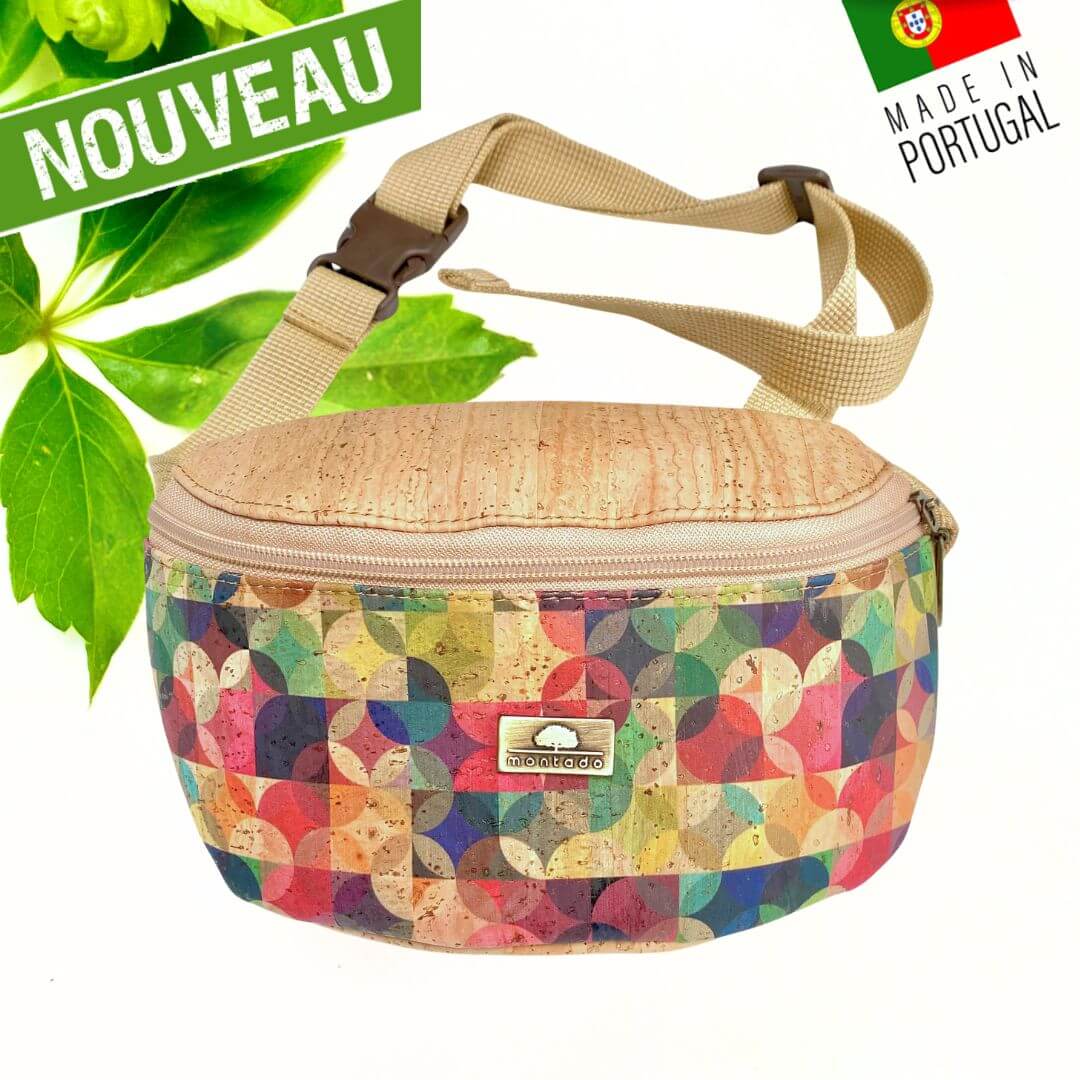 sac banane en liege - sac banane en liège - sac banane homme vegan liege - sac banane femme vegan liège portugal - sac banane vegan - sac banane cuir végétal - sac banane artisanale made in france - sac banane made in Portugal - sac banane cuir de liège - Montado - Sac montado - sac liege montado - sac banane montado