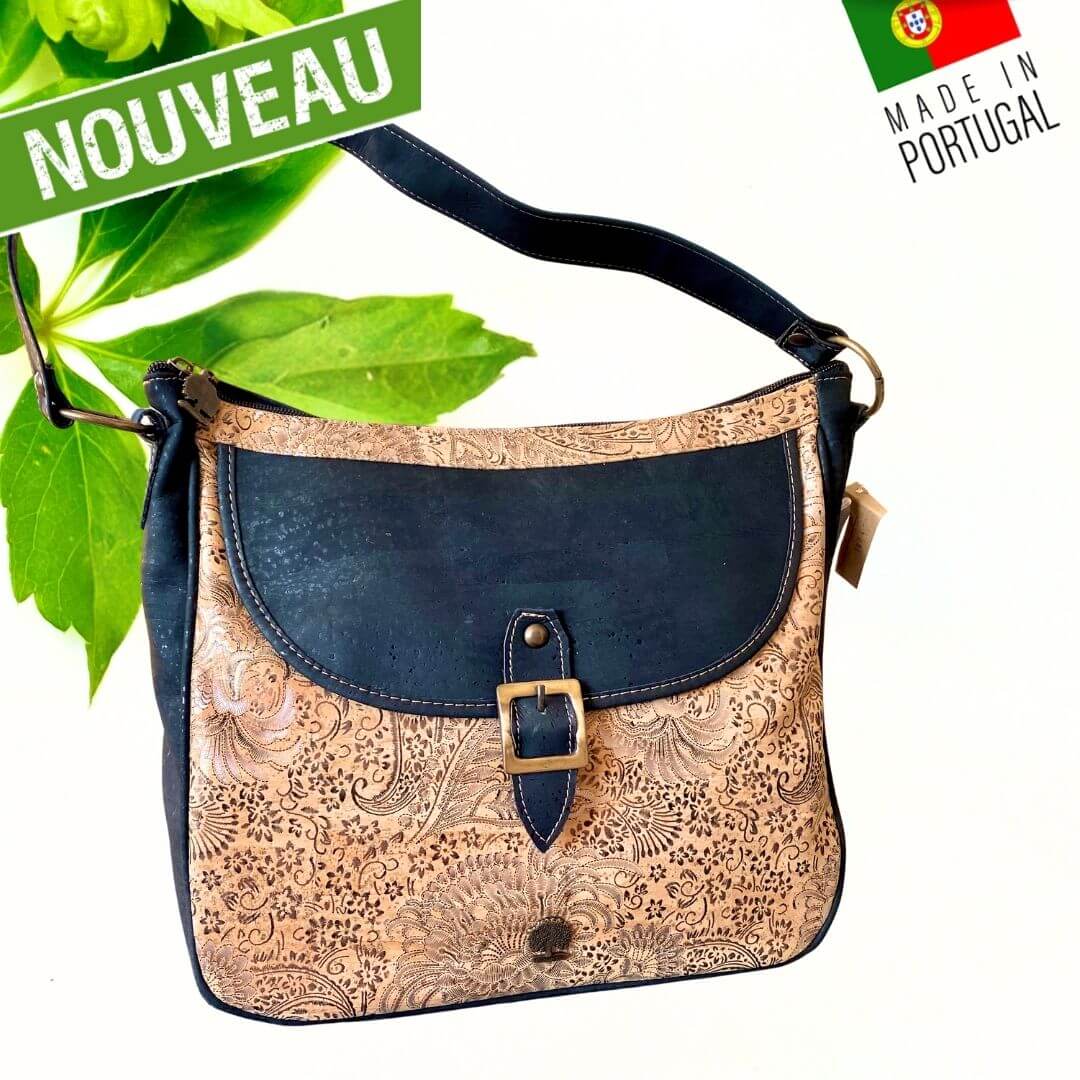 sac liege portugal - sac à main femme vegan - sac liège vegan made in france - sac made in France - sac artisanal haut de gamme - joli sac liège femme - idée cadeaux femme - sac en liege végétal - sac cuir végétal - sac liege portugal - sac femme vegan léger - sac léger femme - sac chic en liège - sac habillé en liège - sac liege original