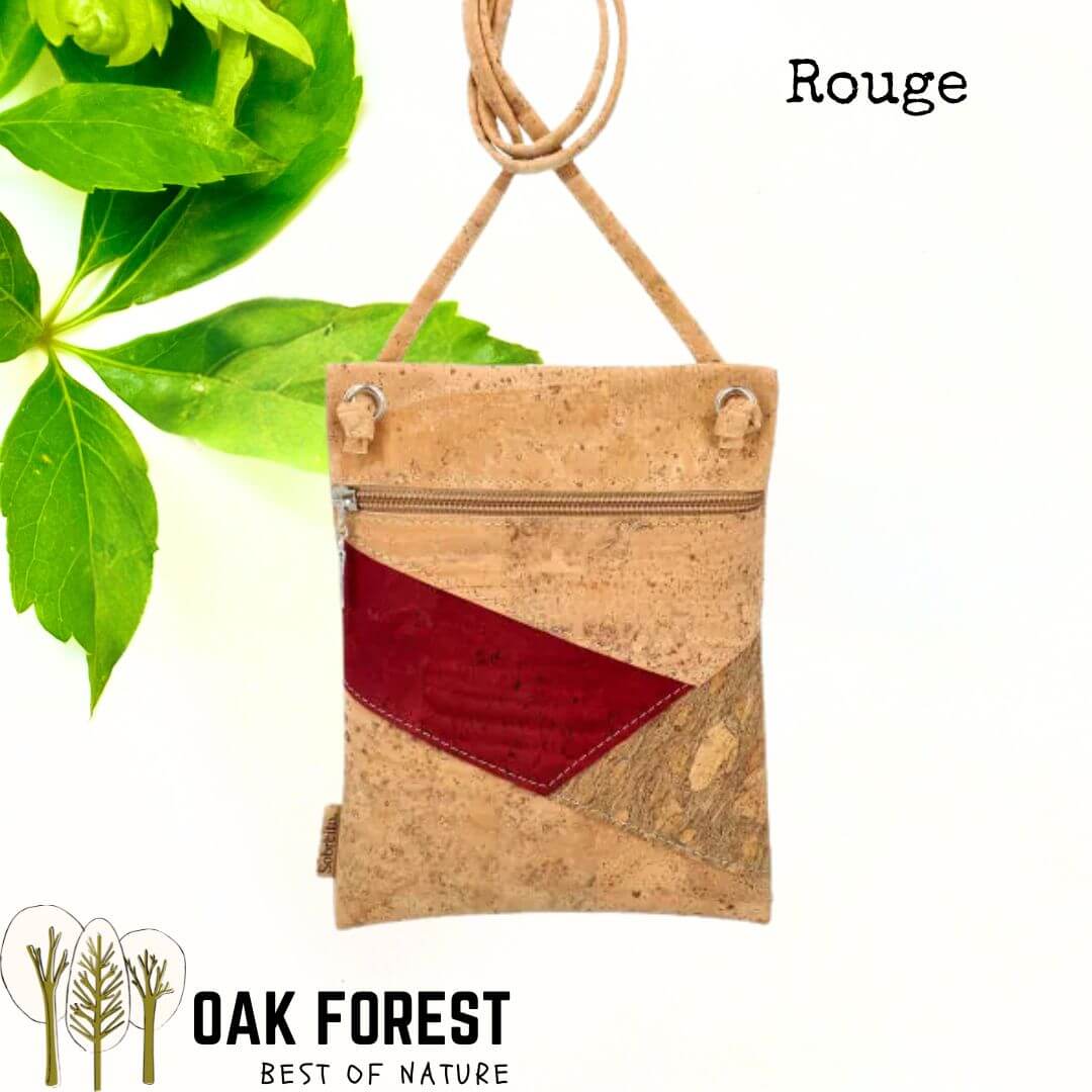 pochette vegan en liege - sac bandouliere liege - sac femme vegan - sac bandoulière en liège - sac liege portugal - pochette légère en liege - pochette cuir végétal - sac bandouliere femme vegan - petit sac léger - petit sac végétal - cuir vegan - pochette en liège