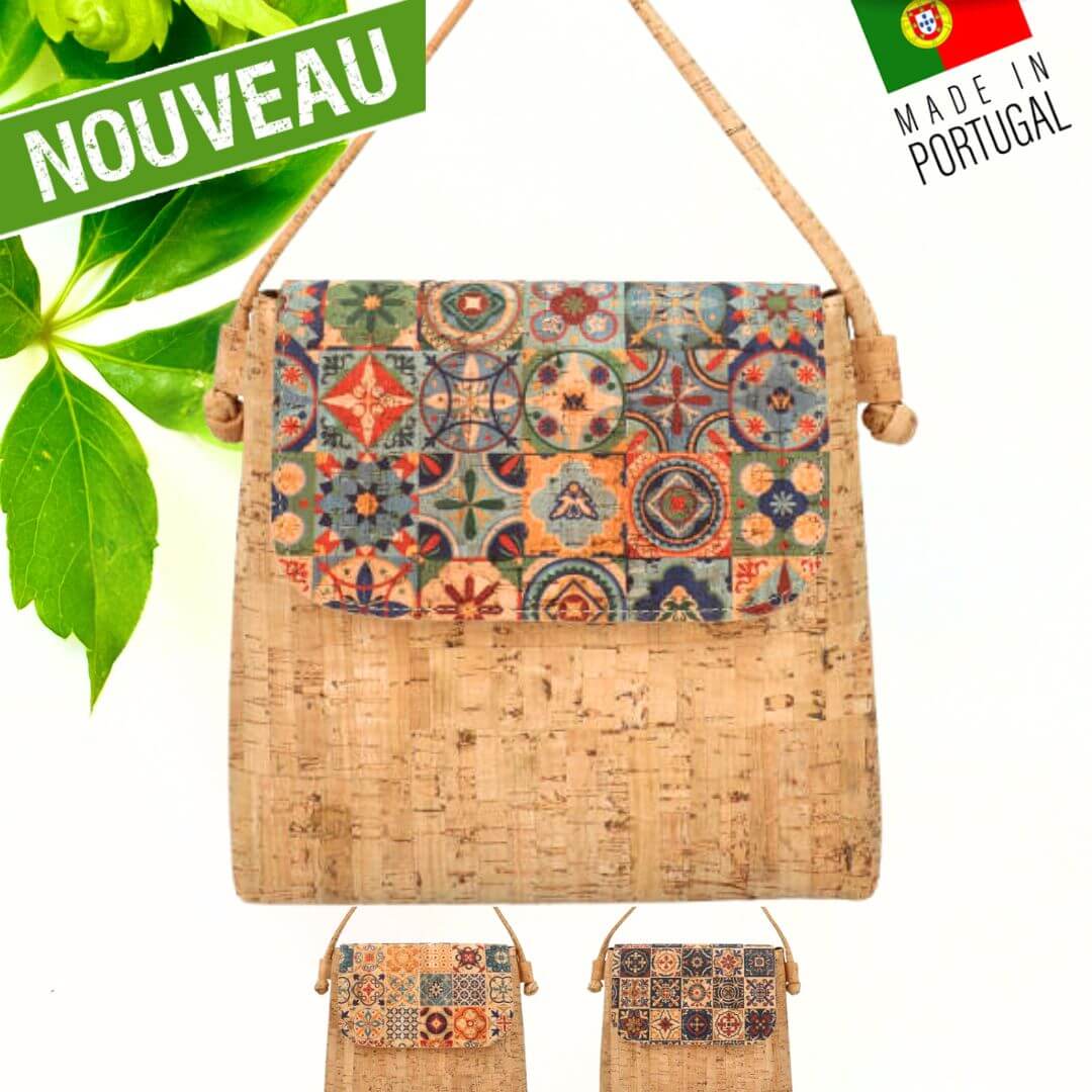 sac en liège - sac en liege - sac bandoulière en liège - sac bandouliere en liege - sac à main liège - sac bandoulière femme - sac origami - sac original - sac vegan - sac cuir végétal - sac bandoulière pas cher - sac bandoulière petit prix- sac naturel - petit sac fille - sac pratique - sac géométrique-sac à main en liège portugal