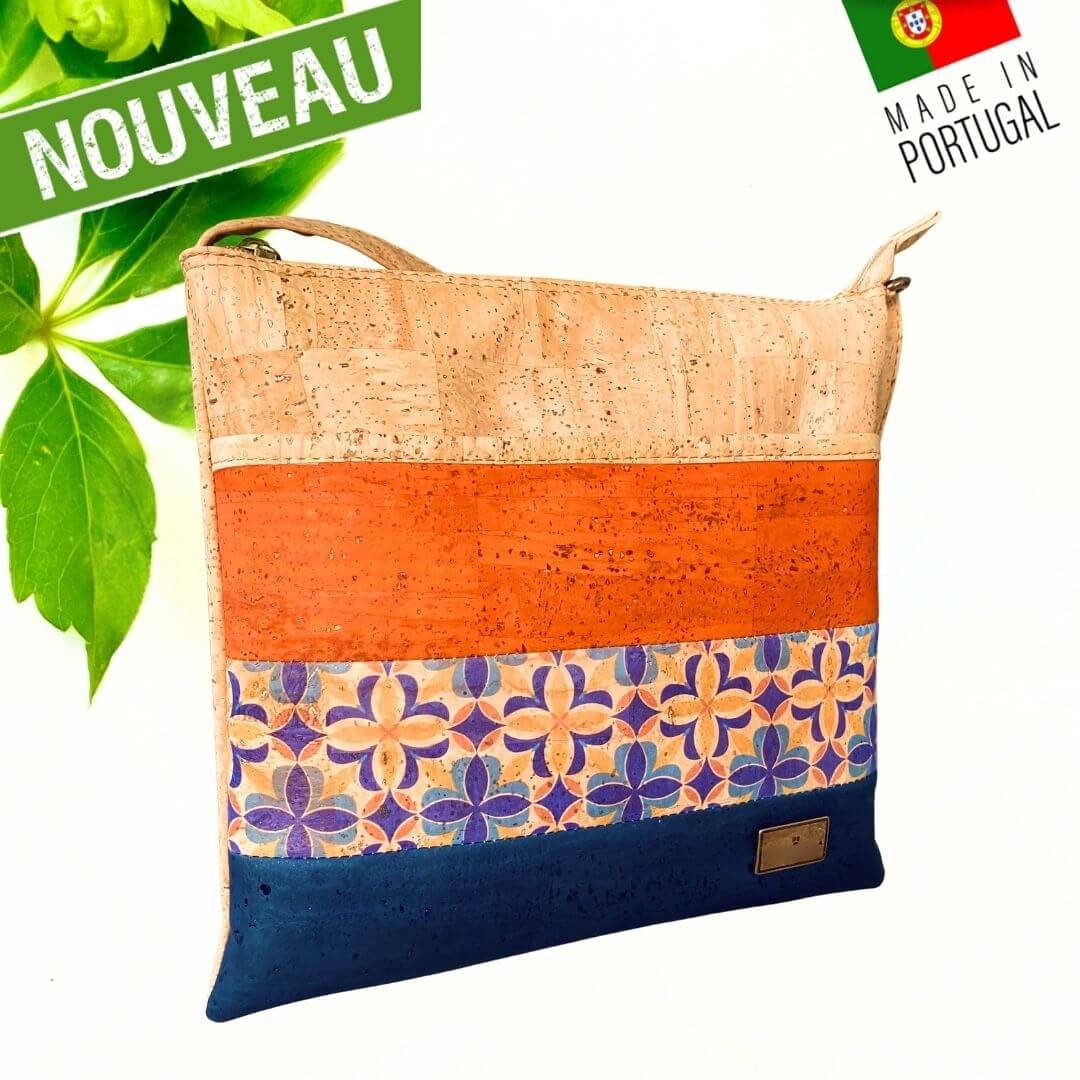 sac en liège - sac bandoulière en liège - sac femme - sac a main femme - sac vegan - sac végétal sac végétarien - sac cuir végétal - sac Portugal sac pas cher - sac tendance - sac en liège France - sac vegan femme - sac léger et pratique - sac naturel - sac artisanal - manga - sac manga - sac camel - petit sac pratique - sac fille - idée cadeau vegan