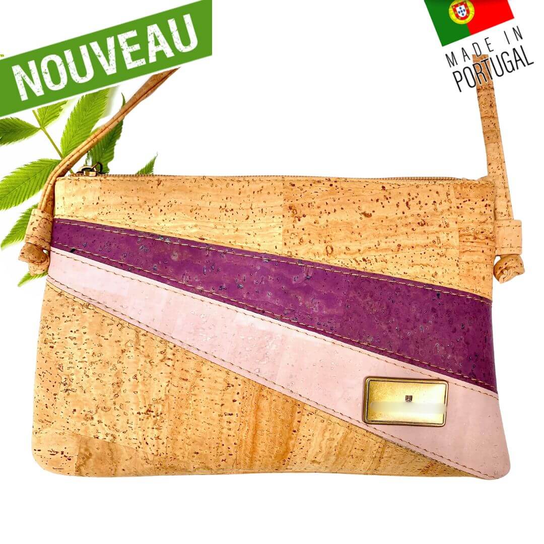 sac en liège - sac en liege - sac bandoulière en liège - sac bandouliere en liege - sac à main liège - sac bandoulière femme - sac origami - sac original - sac vegan - sac cuir végétal - sac bandoulière pas cher - sac bandoulière petit prix- sac naturel - petit sac fille - sac pratique - sac géométrique-sac à main en liège portugal