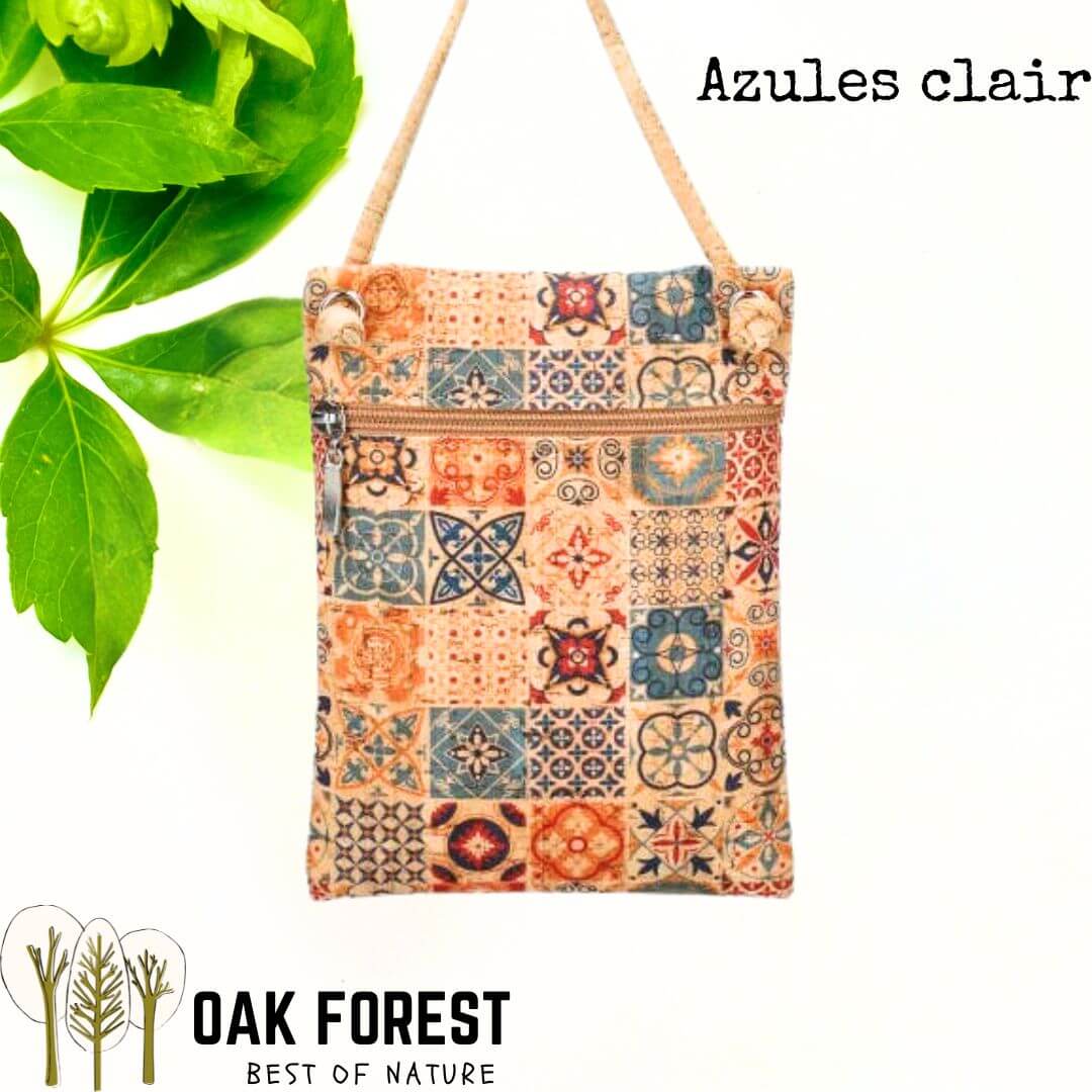 pochette vegan en liege - sac bandouliere liege - sac femme vegan - sac bandoulière en liège - sac liege portugal - pochette légère en liege - pochette cuir végétal - sac bandouliere femme vegan - petit sac léger - petit sac végétal - cuir vegan - pochette en liège
