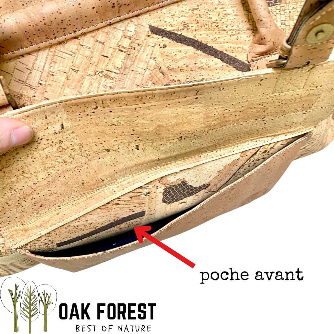 Handgefertigte Kork-Reisetasche „Castelo“ – Korktasche