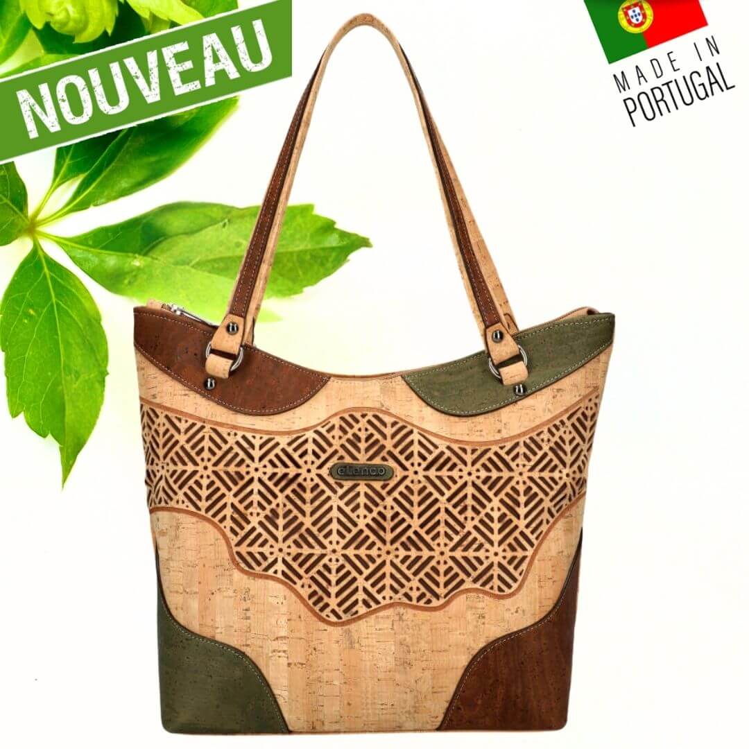 sac liege portugal - sac à main femme vegan - sac liège vegan made in france - sac made in France - sac artisanal haut de gamme - joli sac liège femme - idée cadeaux femme - sac en liege végétal - sac cuir végétal - sac liege portugal - sac femme vegan léger - sac léger femme - sac chic en liège - sac habillé en liège - sac liege original