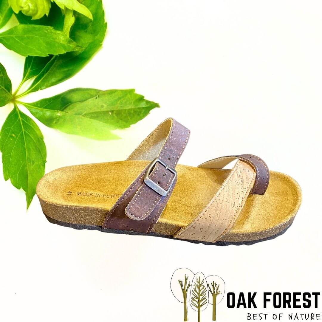 Sandales Oak Forest, expert en maroquinerie et chaussures en liège depuis 7 ans