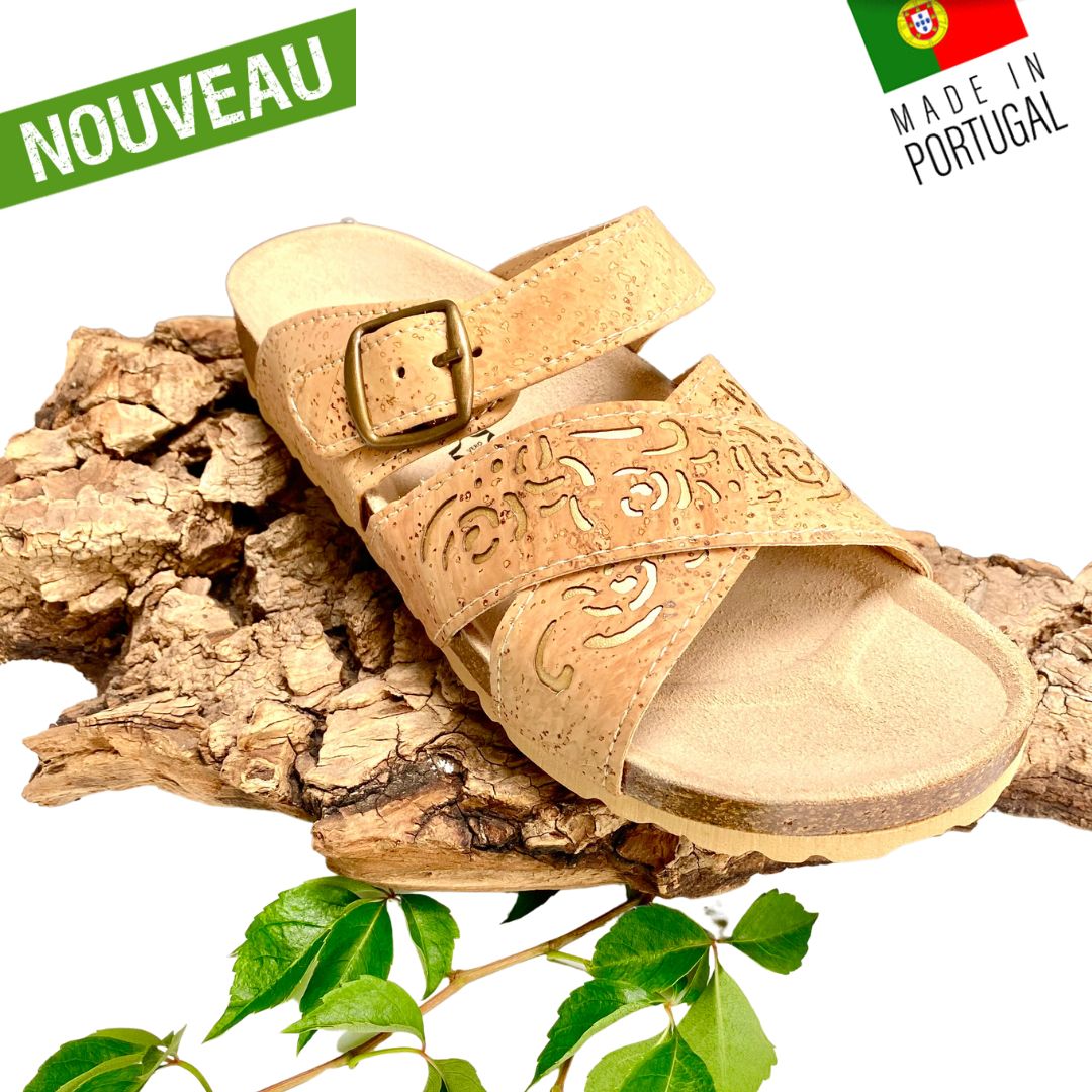 claquette vegan liege - claquettes vegan femme - claquettes vegan homme - tong vegan homme - tong vegan femme - tongs made in France - tongs made in Portugal - Tongs cuir végétal - tong en liège - tongs mixtes en liège - tong mixte - sandales en liège - sandales femme liege - Birkenstock liege - Birkenstocks liege - Birkenstock femme liège - montado