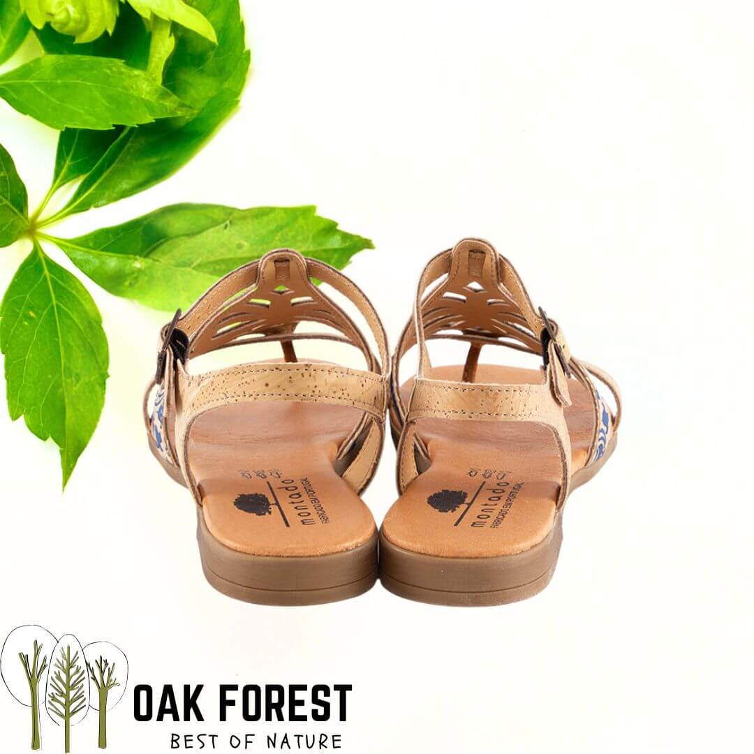 Sandales en liège "Colonial" - Claquettes en liège naturel