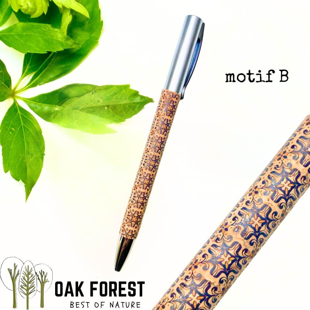 idée cadeau - coffret stylo et porte clé vegan en liège - stylo portugal - stylo original - plaisir d'offrir - artisanat portugal - cadeau vegan en liege - idée cadeau bureau - petit cadeau pas cher