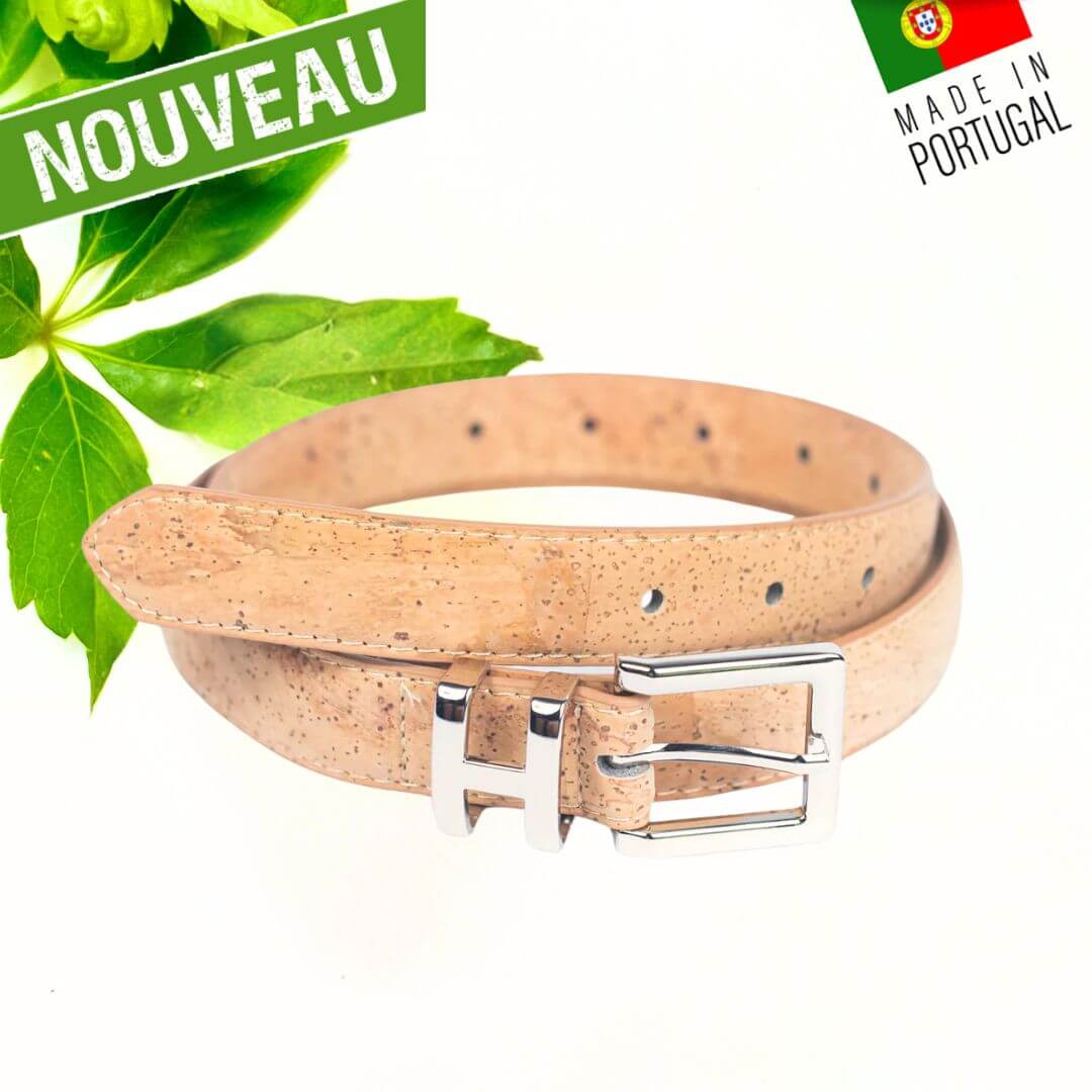 ceinture femme made in france - ceinture liege rouge - ceinture femme cuir végétal - ceinture liège made in portugal - ceinture vegan en liège - ceinture femme pas cher - ceinture artisanale en liege - ceinture fait main femme - ceinture colorée femme - ceinture légère en liège