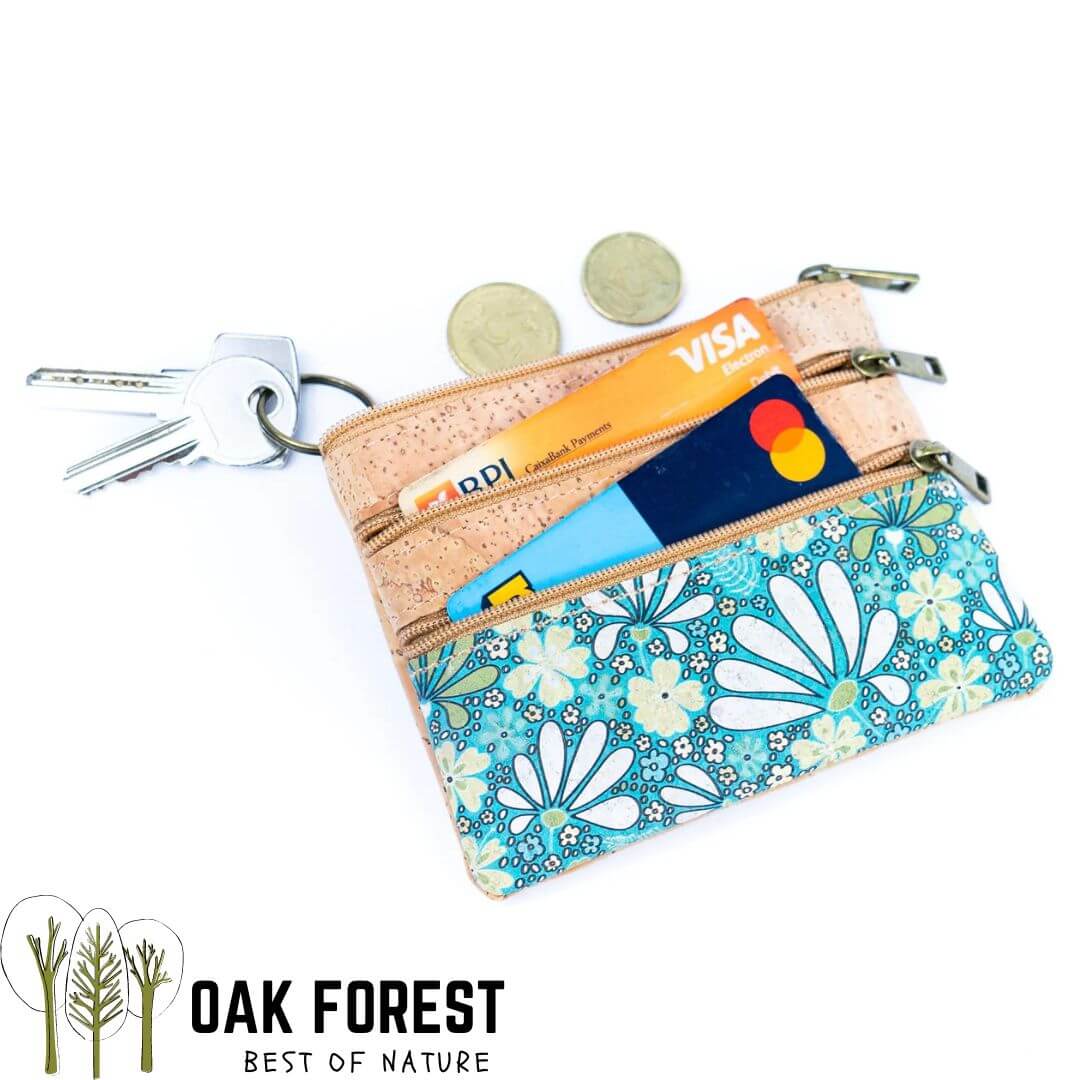 porte monnaie liege portugal - porte monnaie liège Portugal - Porte-monnaie en liège - porte-monnaie en liege - porte monnaie femme - port monnaie fleuri femme - porte monnaie femme vegan - porte monnaie cuir végétal - porte monnaie vegan flower - idée cadeaux femme - pochette en liège vegan - trousse en liège vegan - made in portugal - made in France